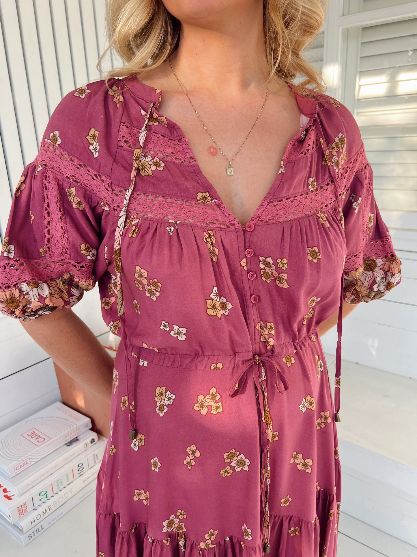 Elsa Maxi Dress - Bee Orchid