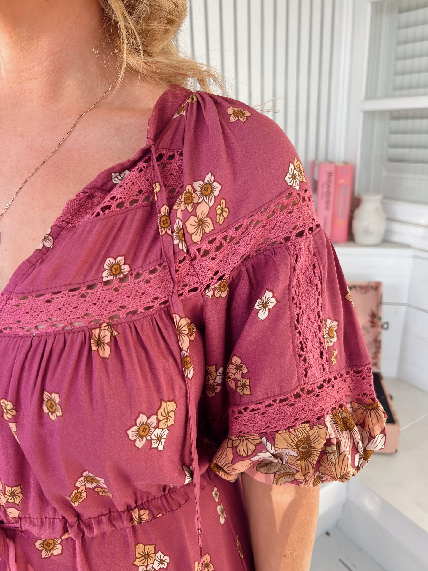 Elsa Maxi Dress - Bee Orchid