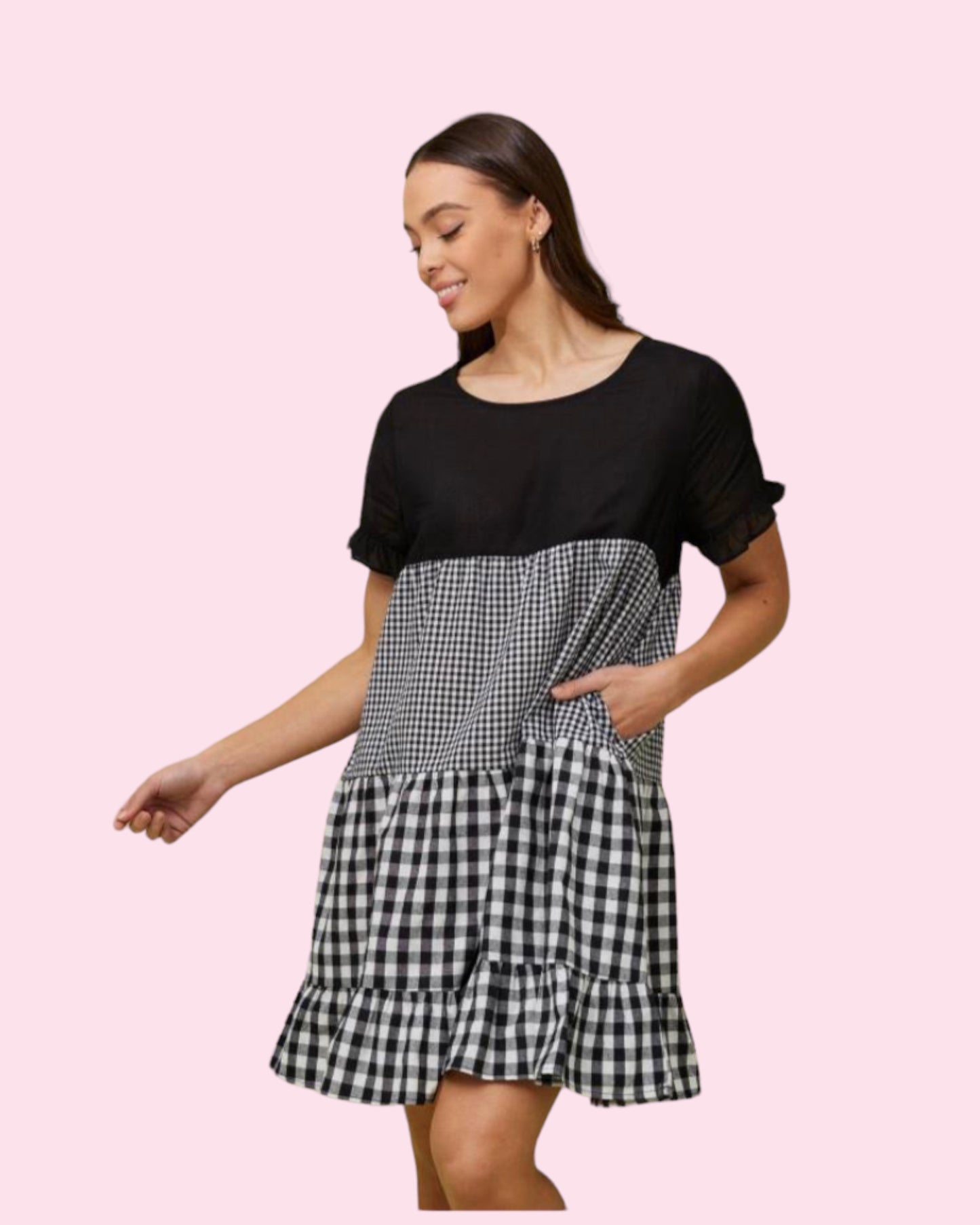 Regina Tiered Babydoll Dress
