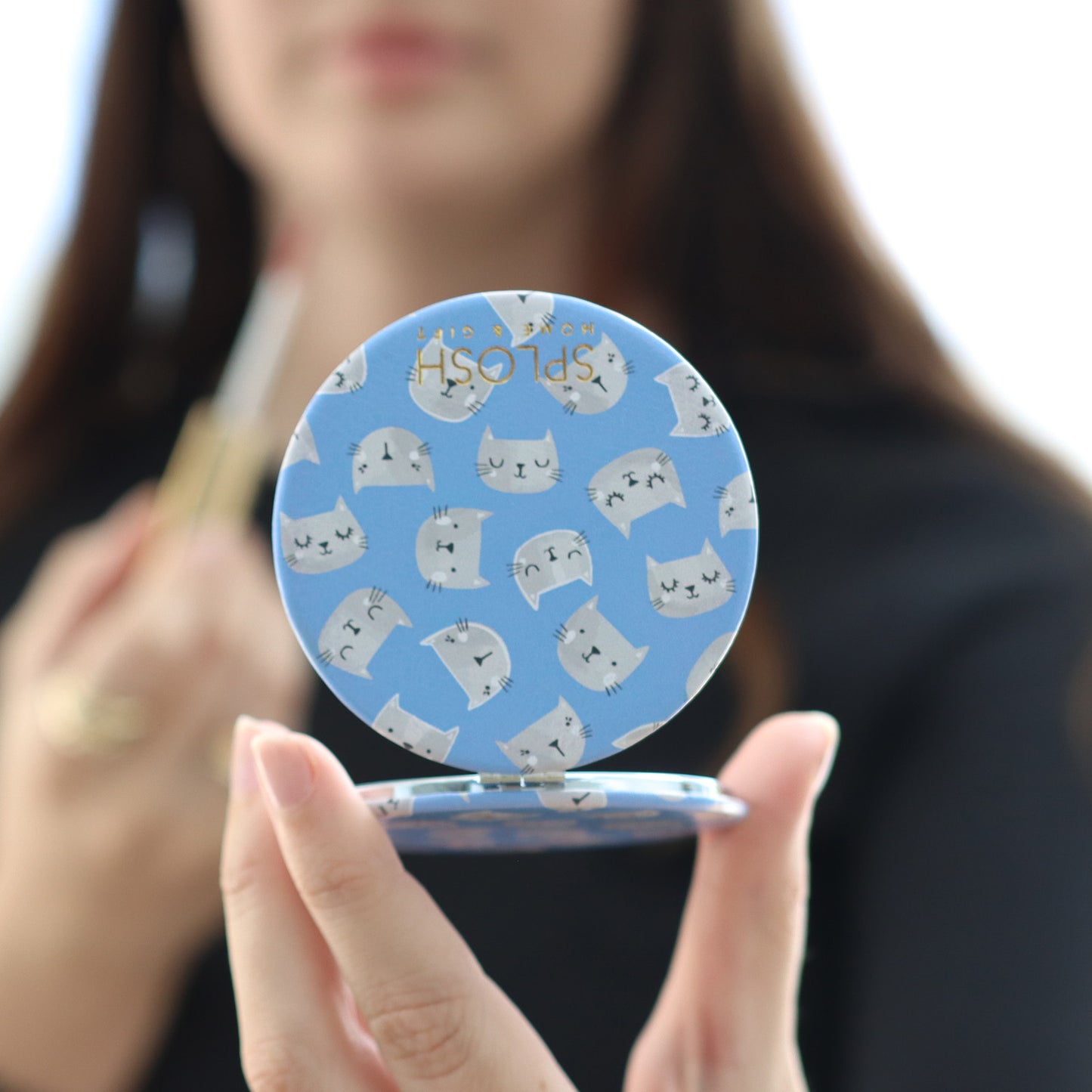 Handbag Accessories Compact Mirror - Cat