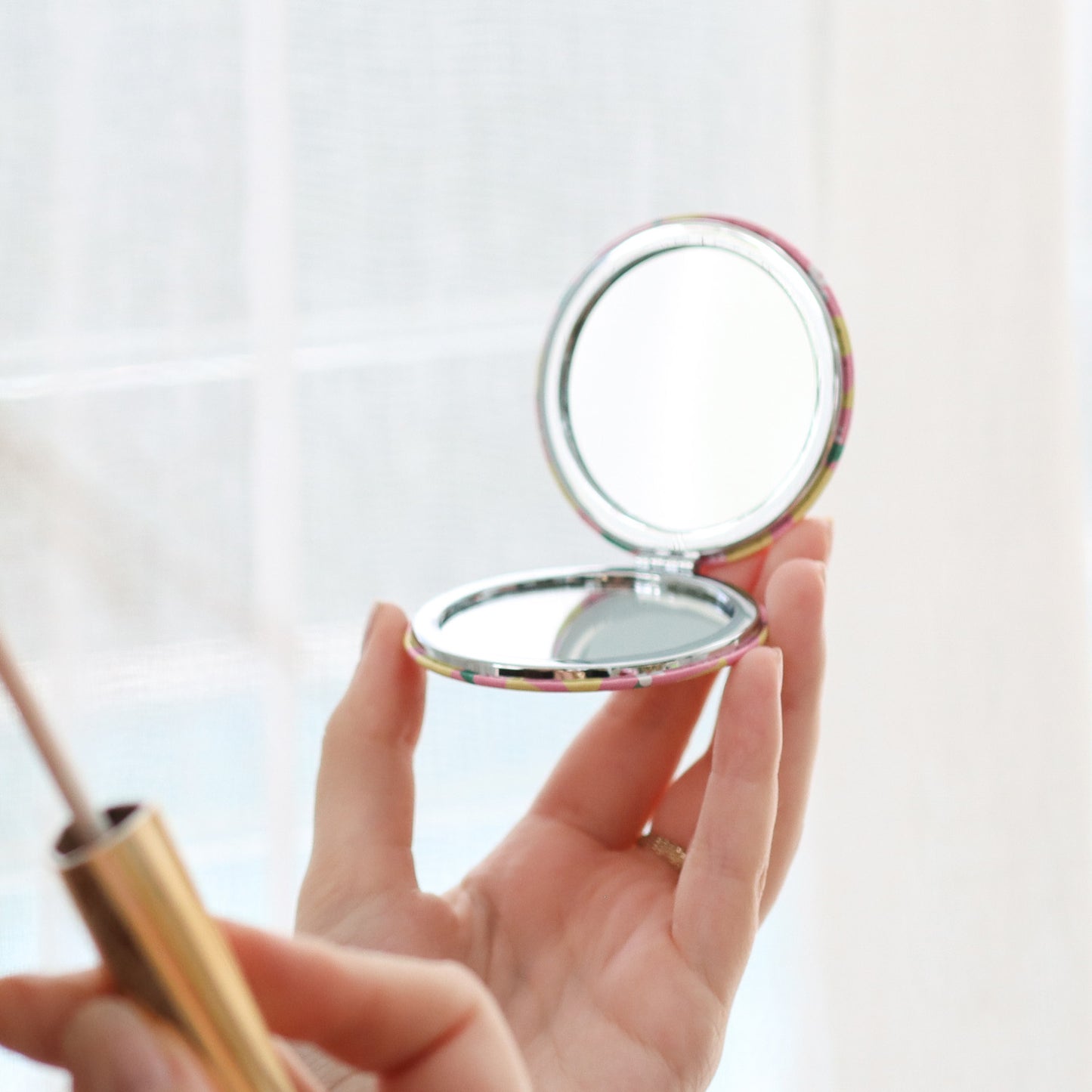 Handbag Accessories Compact Mirror - Lemon