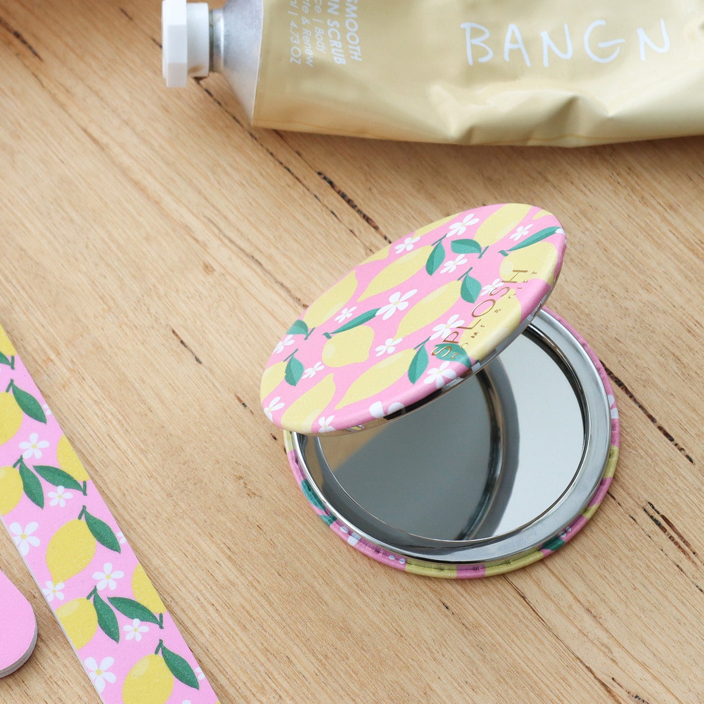 Handbag Accessories Compact Mirror - Lemon