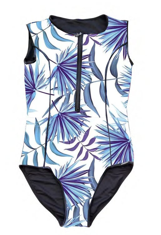 Half Zip Swimsuit