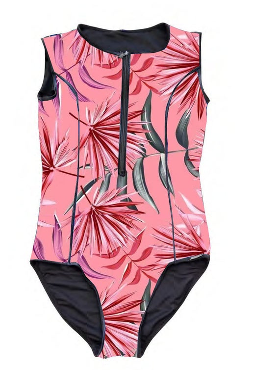Half Zip Swimsuit