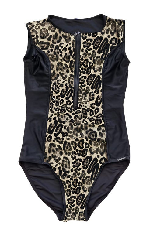 Half Zip Swimsuit