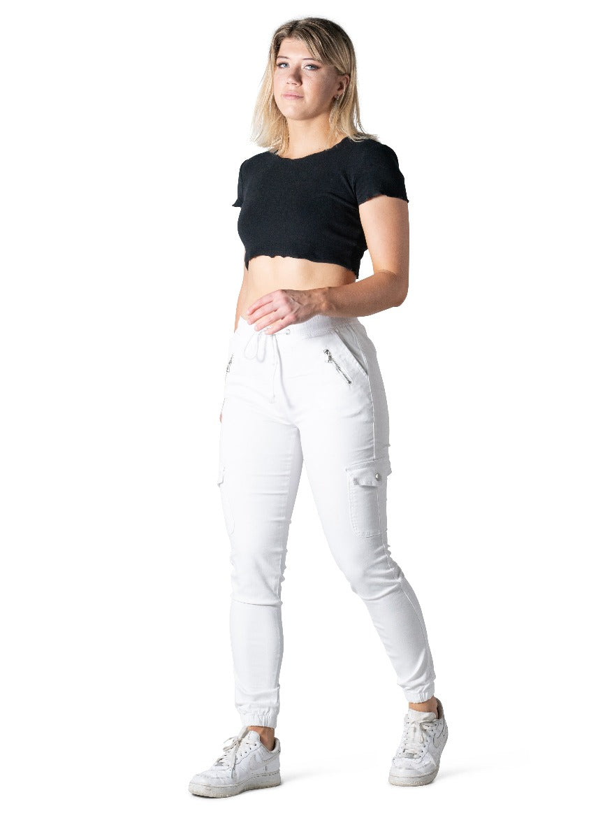 Jogger Jeans - WHITE