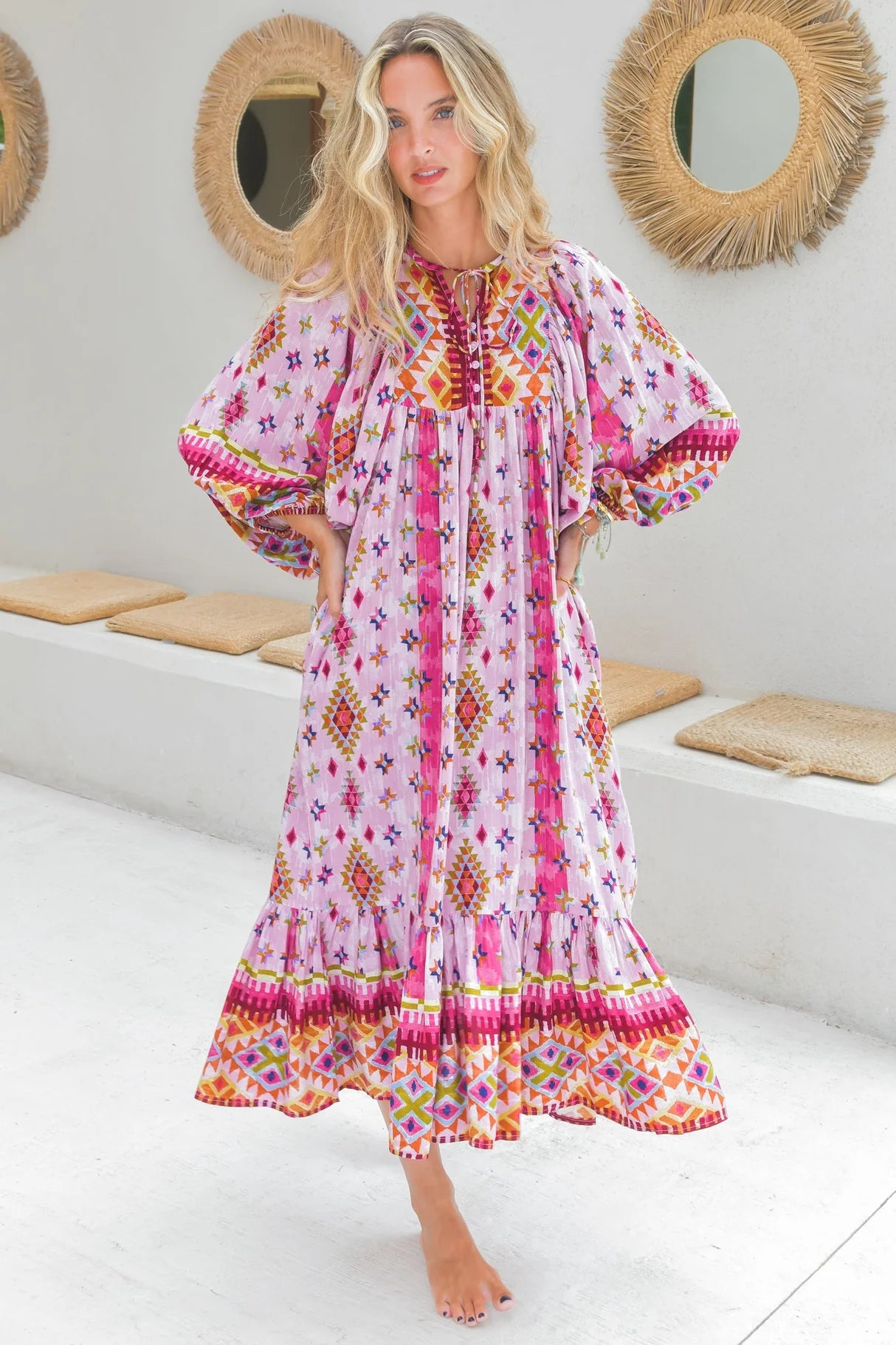 Harper Midi Dress - Lost Tribe