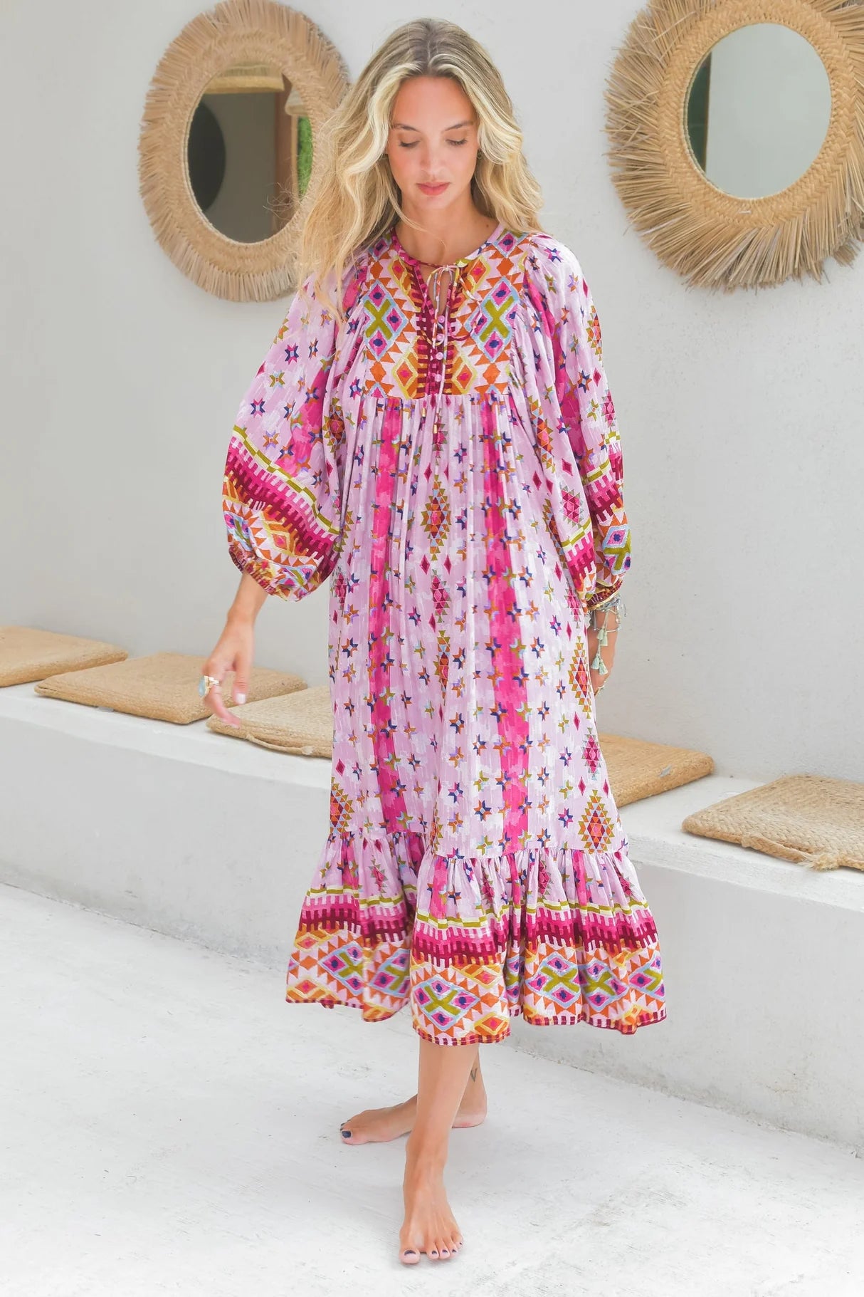 Harper Midi Dress - Lost Tribe