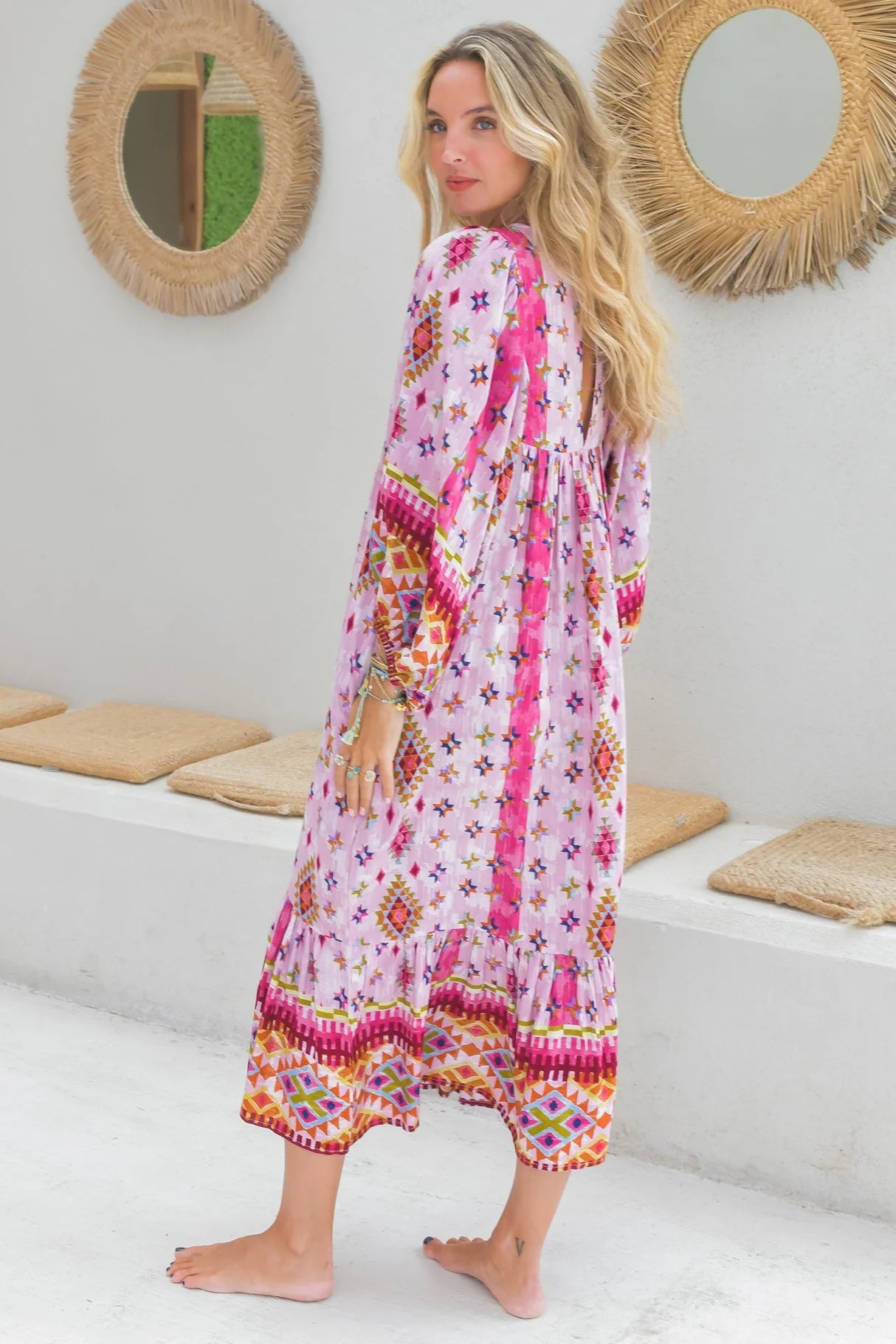 Harper Midi Dress - Lost Tribe