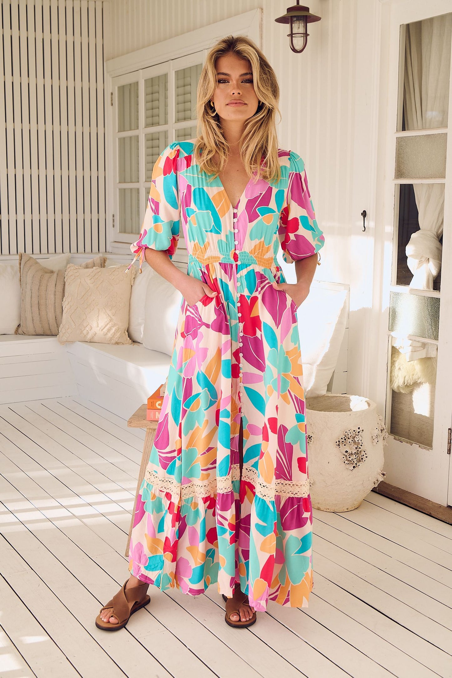 Molli Maxi Dress - Ohana Print