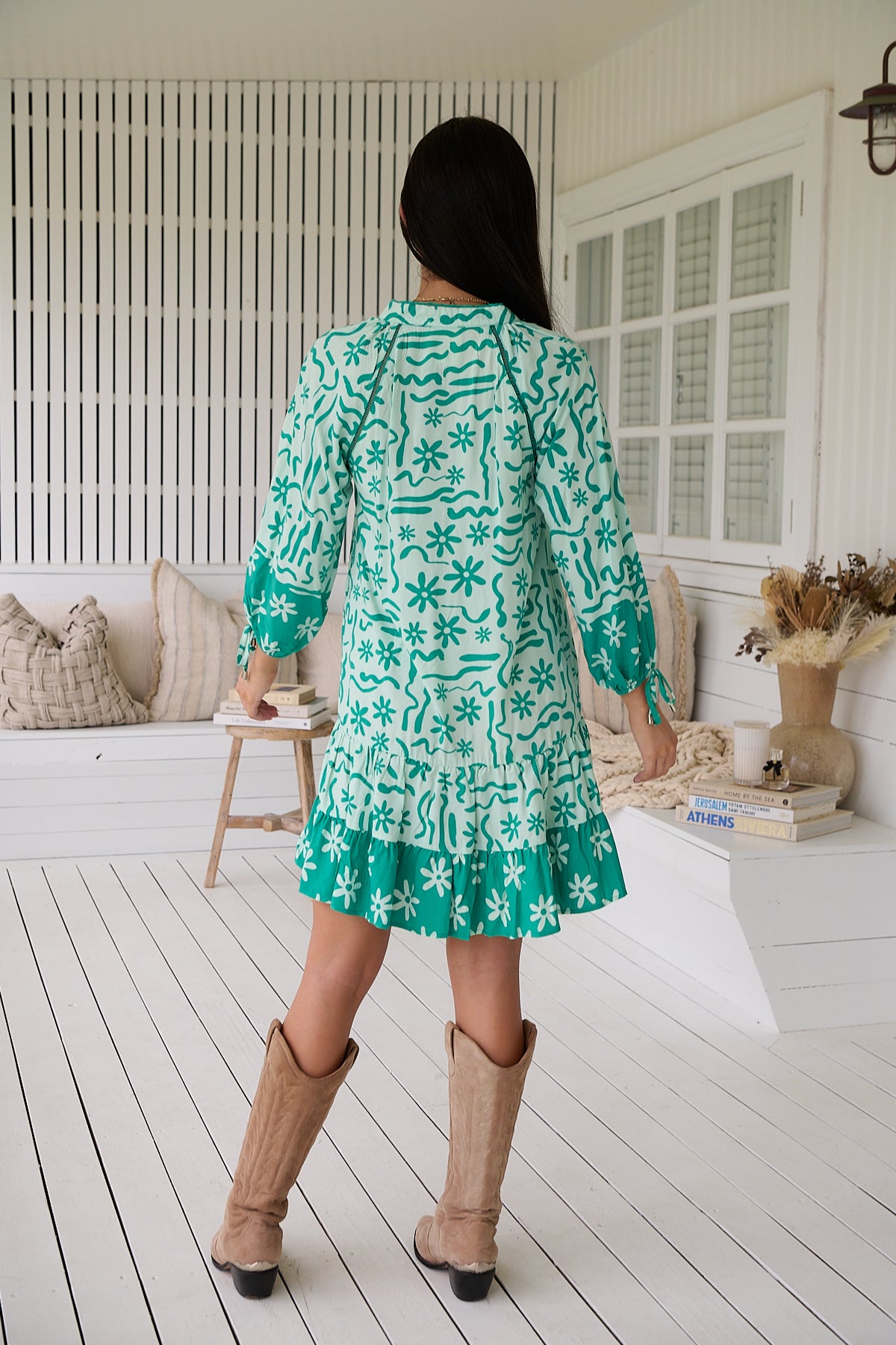 Inka Mini Dress - Mint Spritz