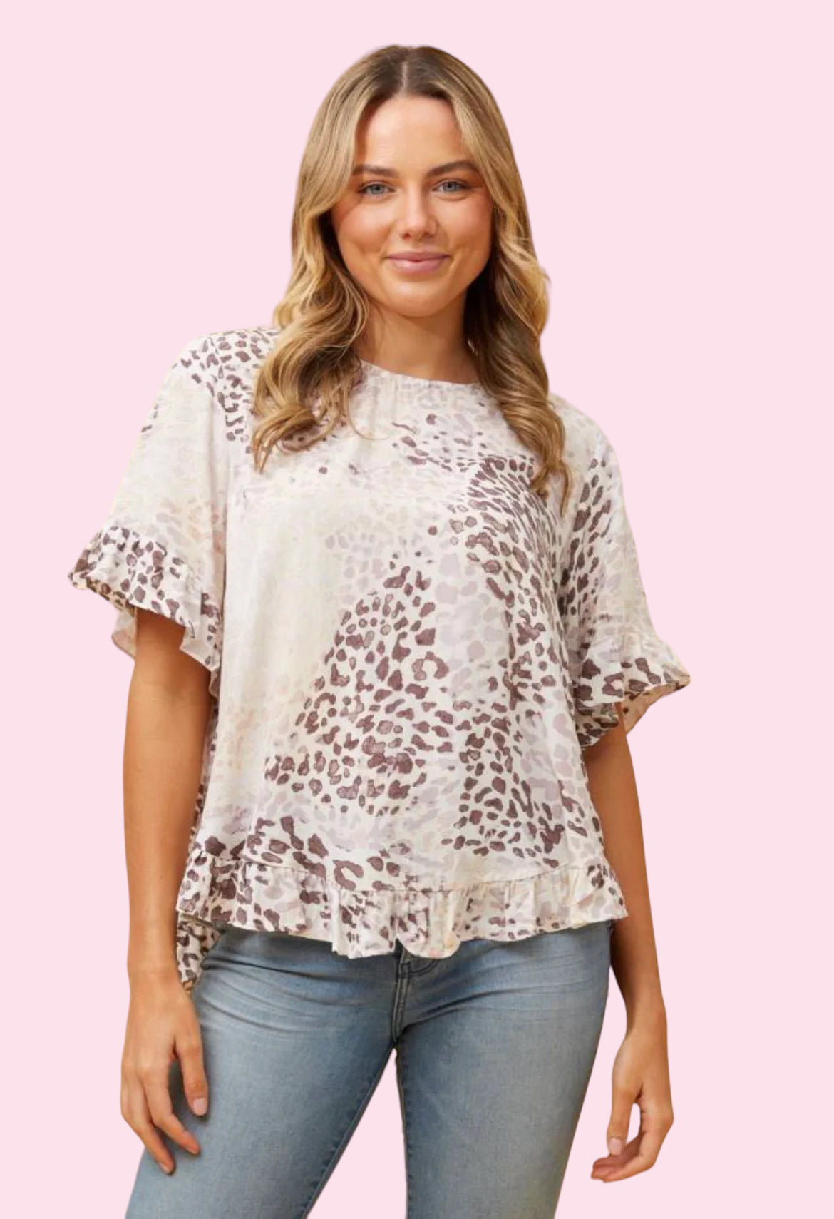 Tania Frill Top - White