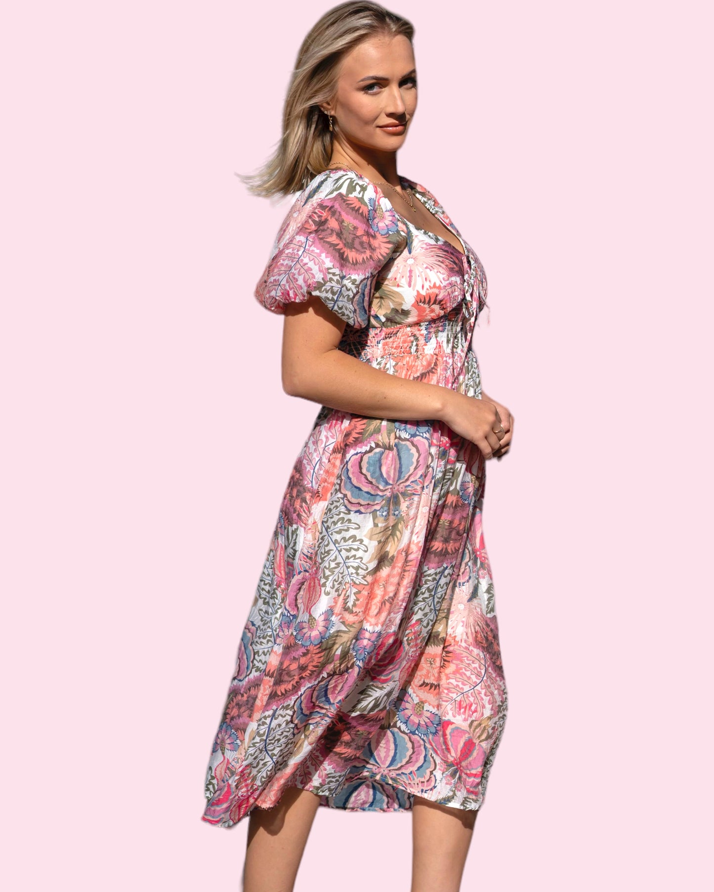 Makena Floral Dress