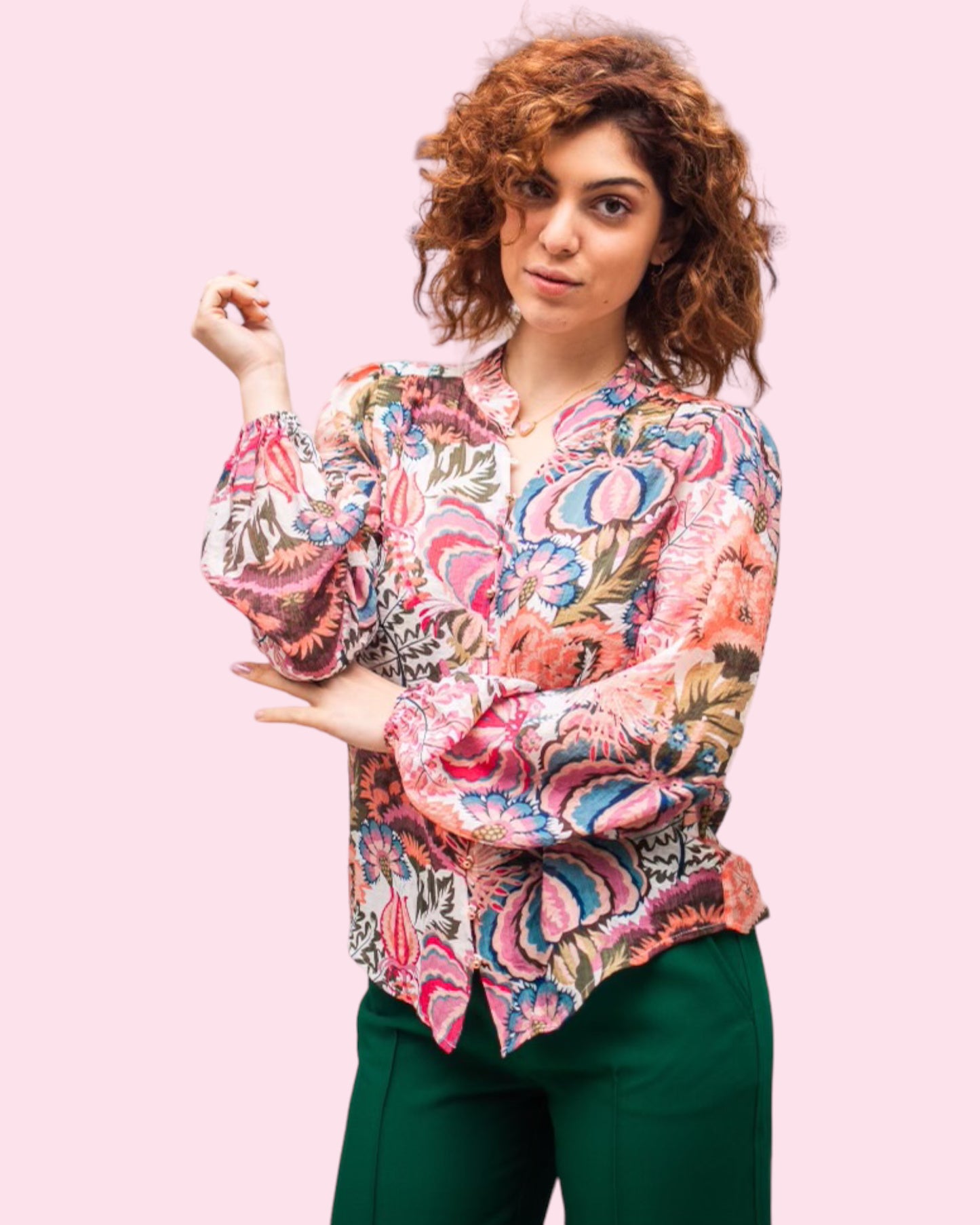Makena Floral Top