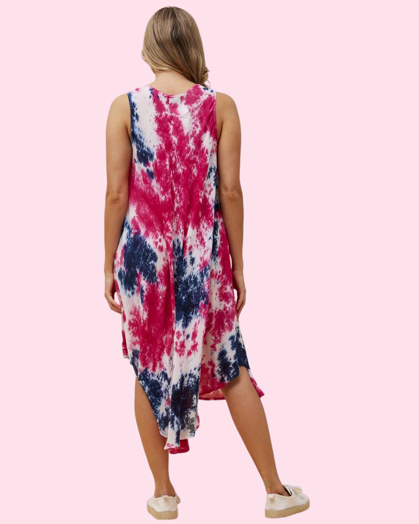 Mila Tie Dye Umbrella Dress