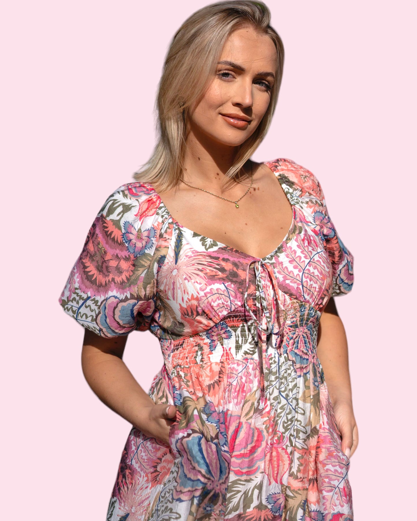 Makena Floral Dress