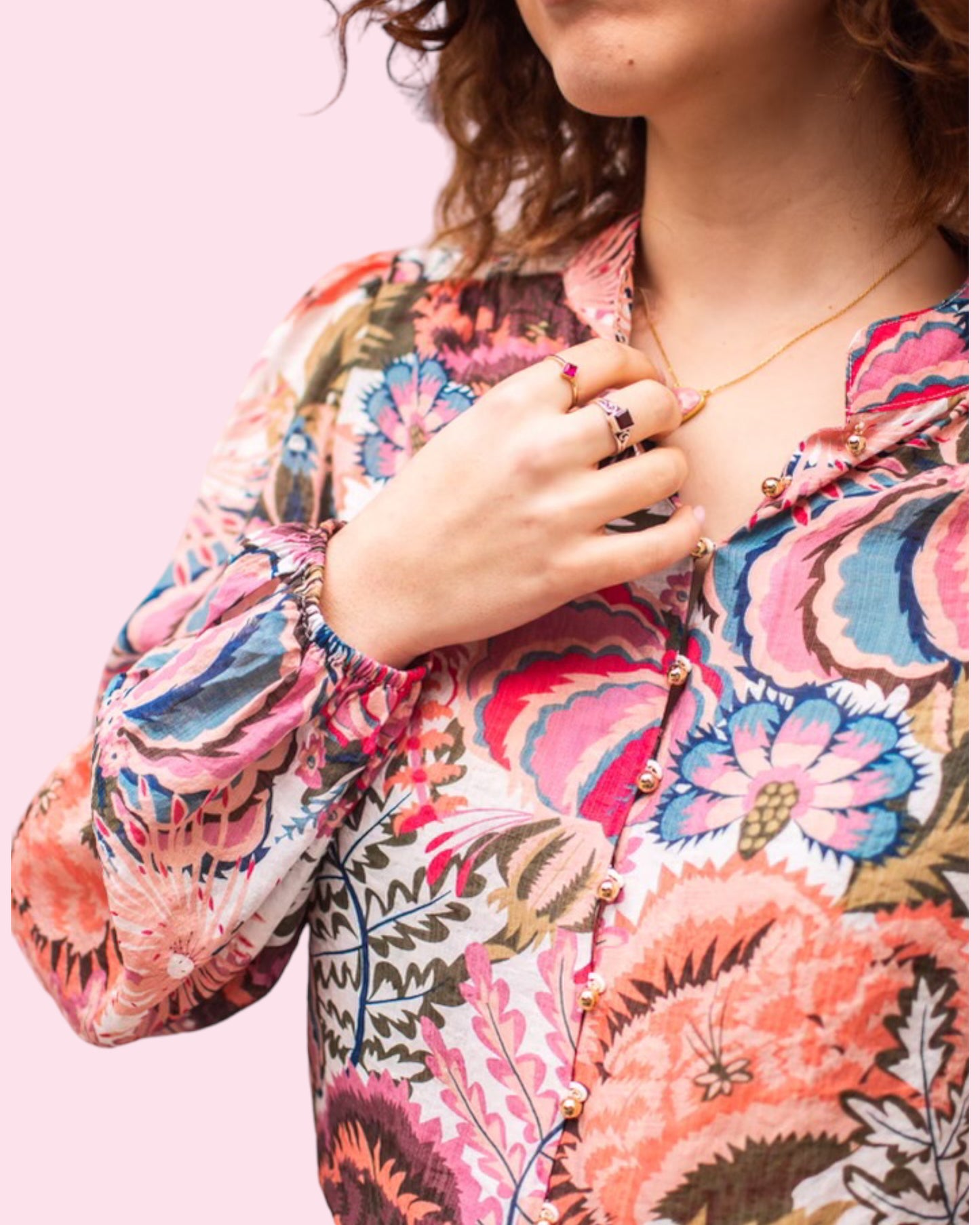 Makena Floral Top