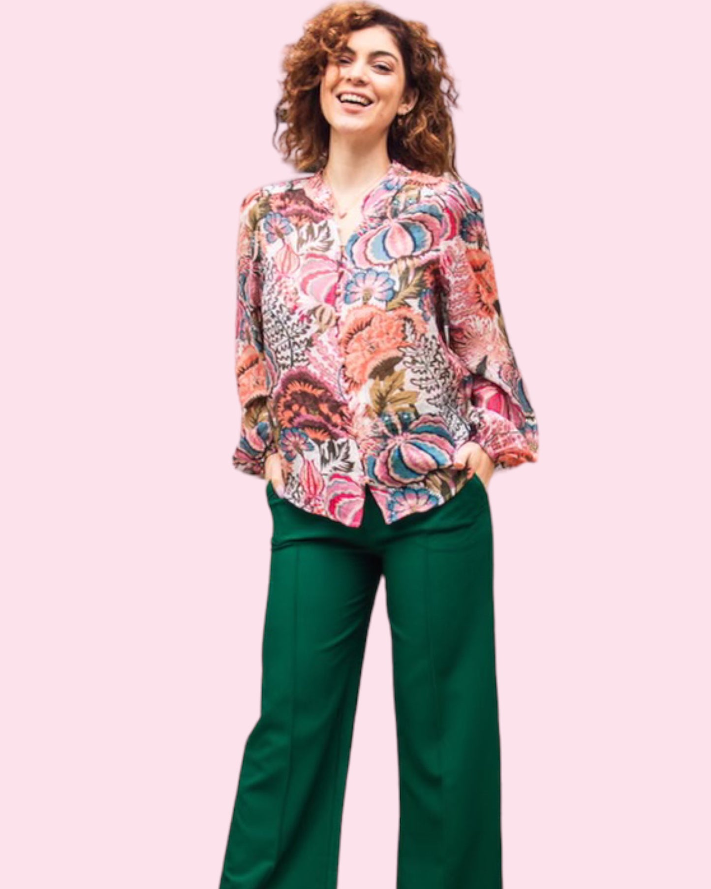 Makena Floral Top