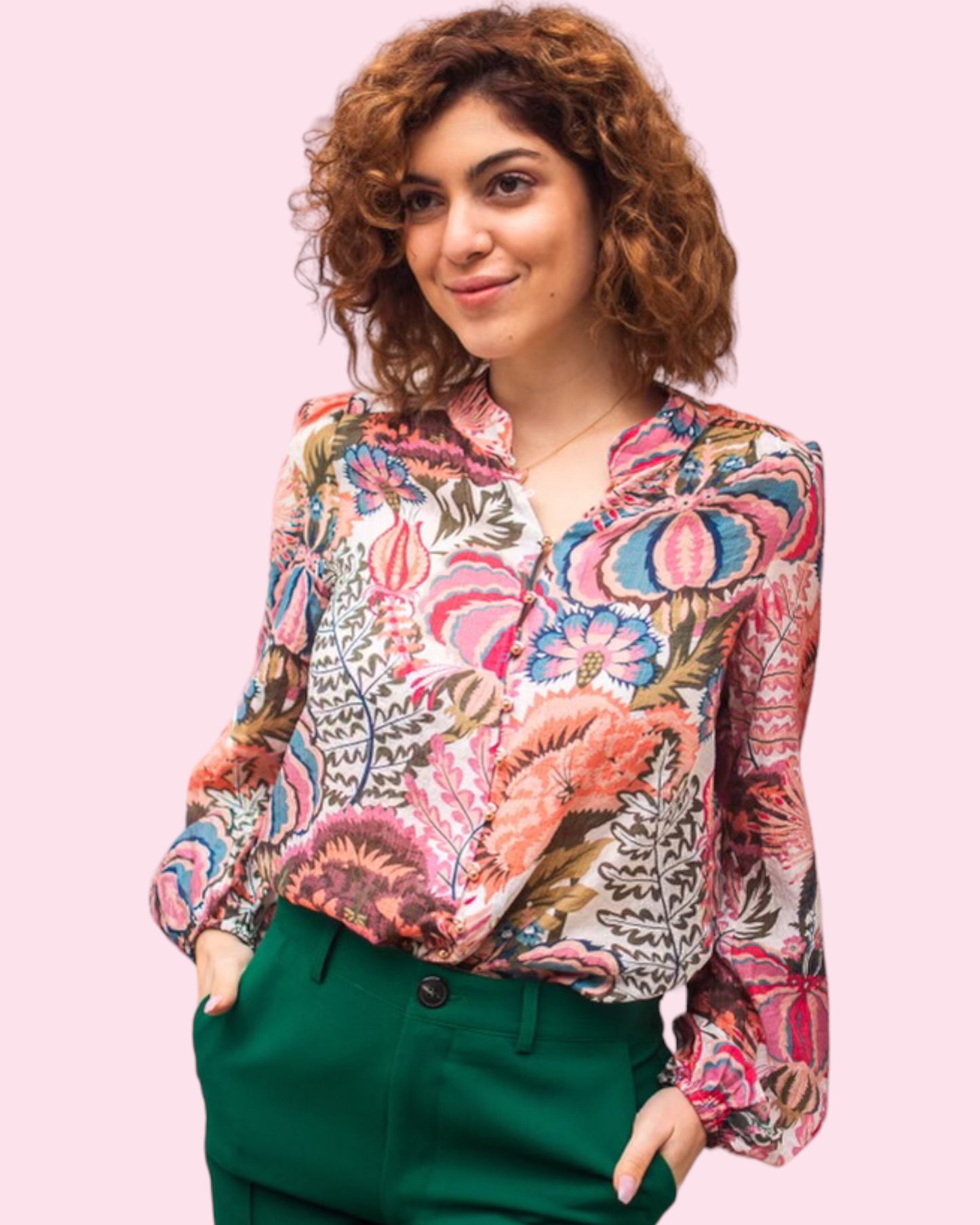 Makena Floral Top