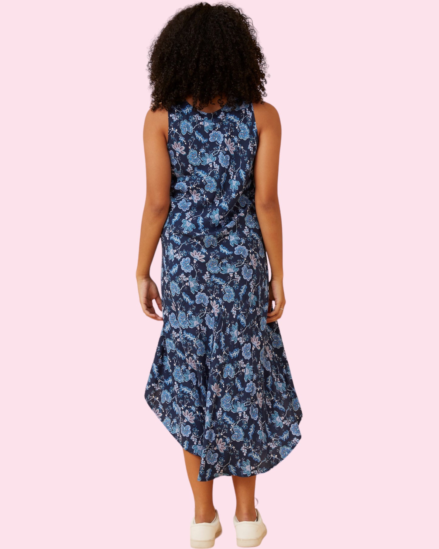 Maya Umbrella Dress - INDIGO