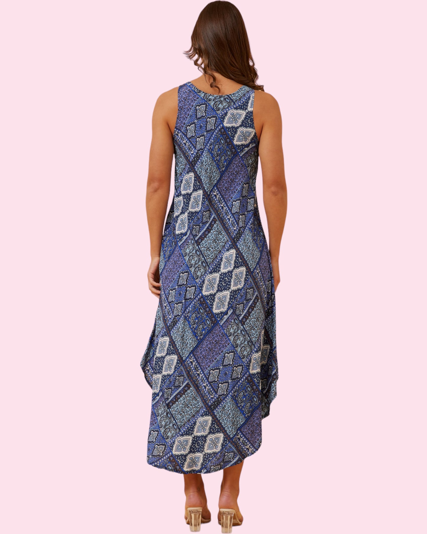 Maya Umbrella Dress - NAVY
