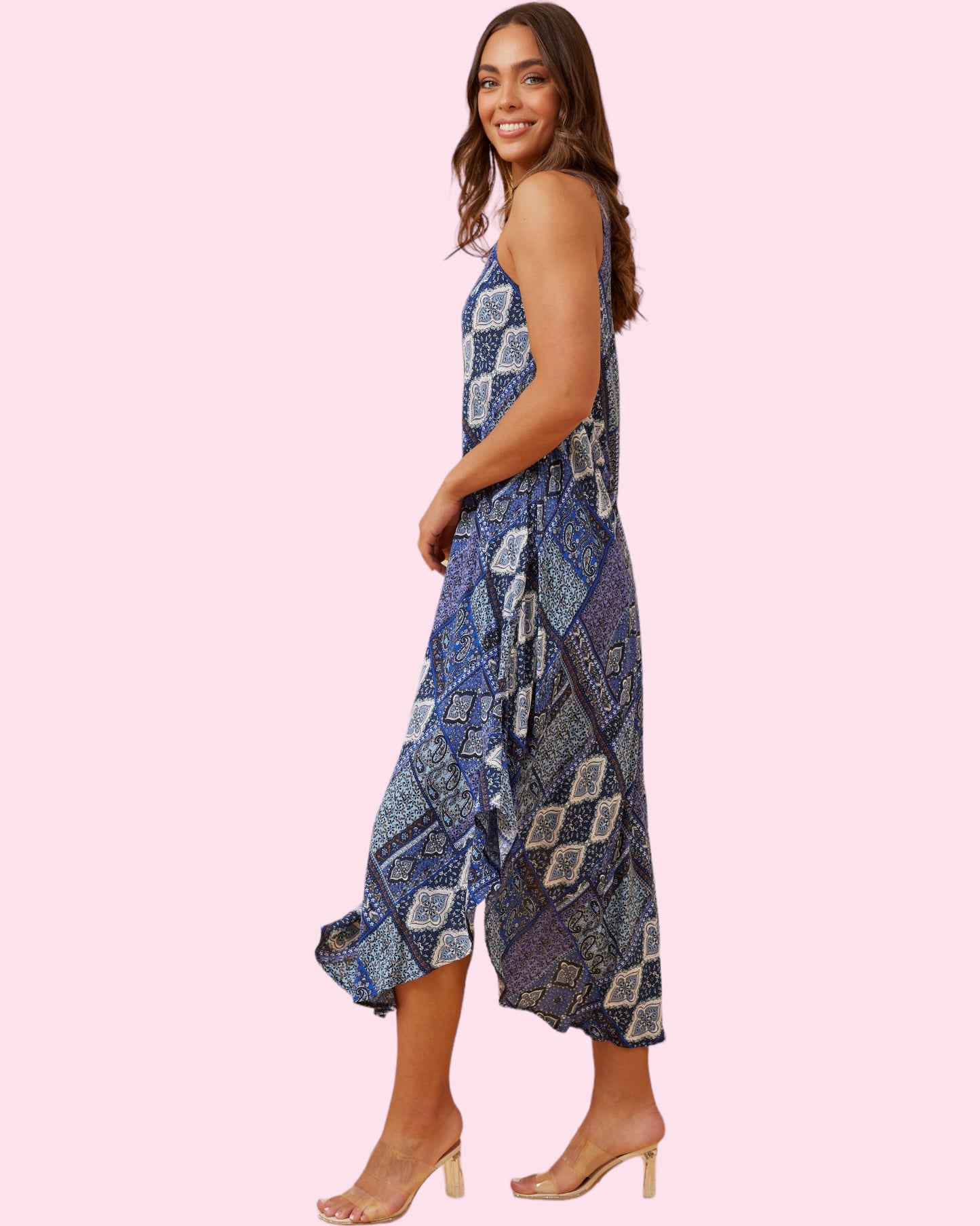 Maya Umbrella Dress - NAVY