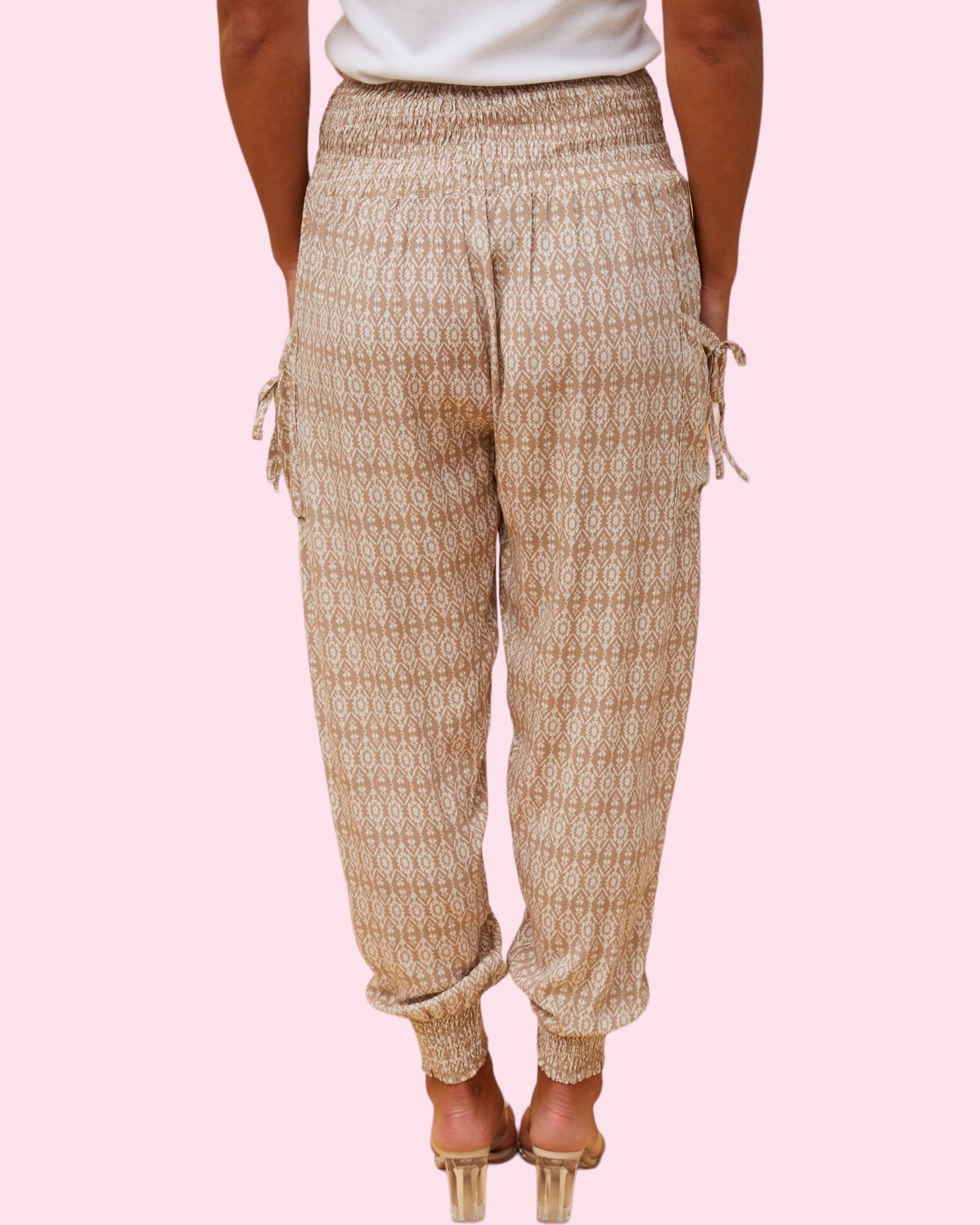 Harem Pant BEIGE PRINT