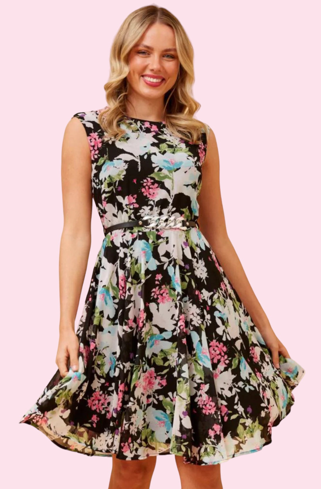 Livia Print Dress
