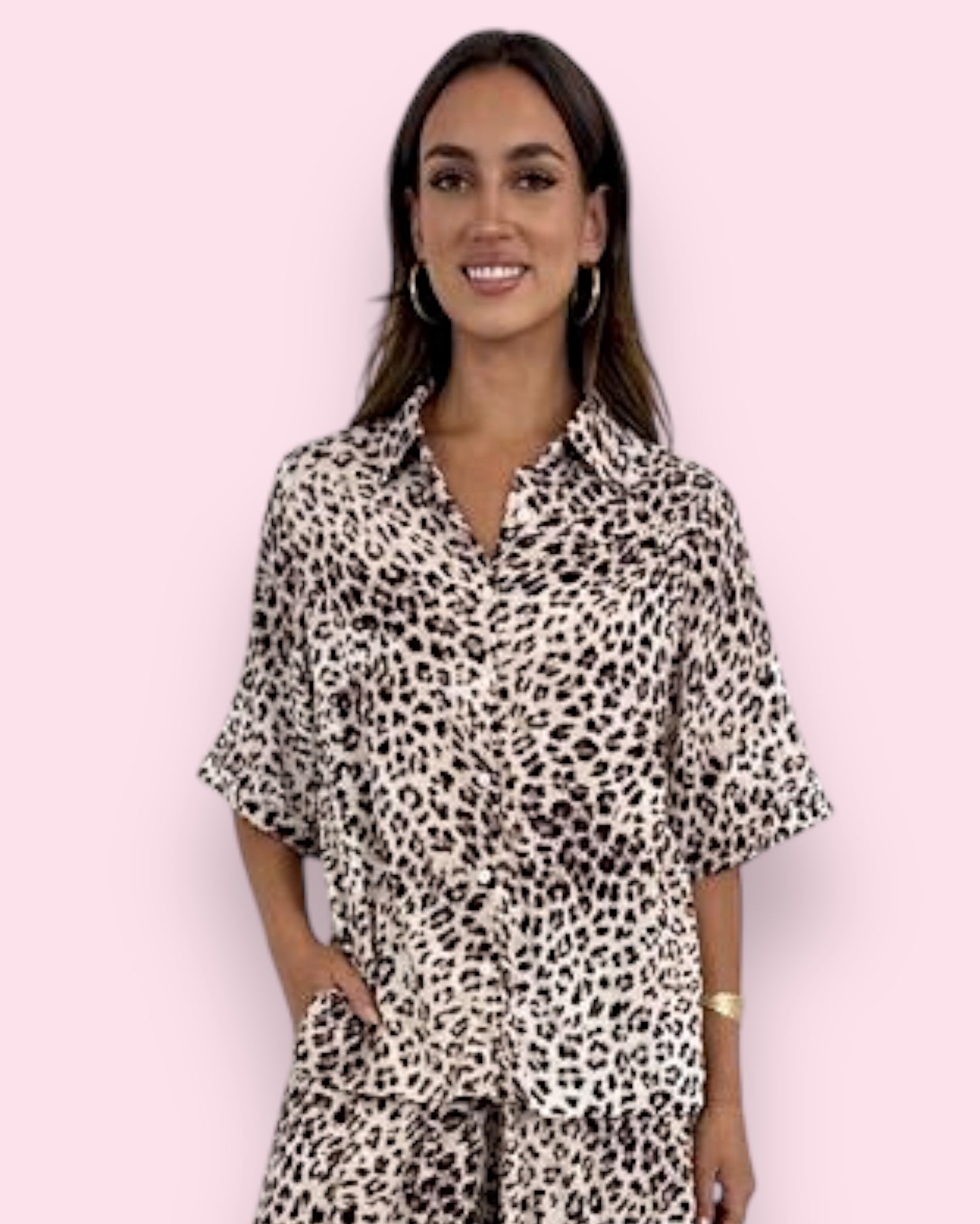 Leah Button Up Top