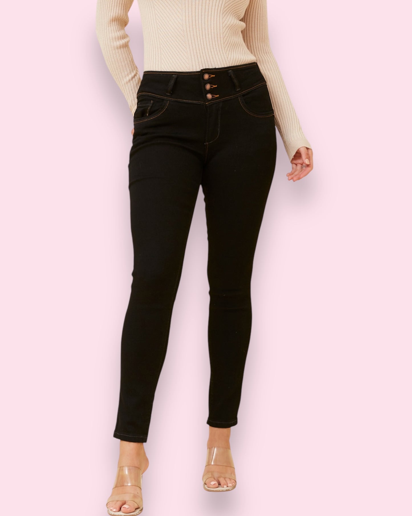 Nikki Denim Pants - Black