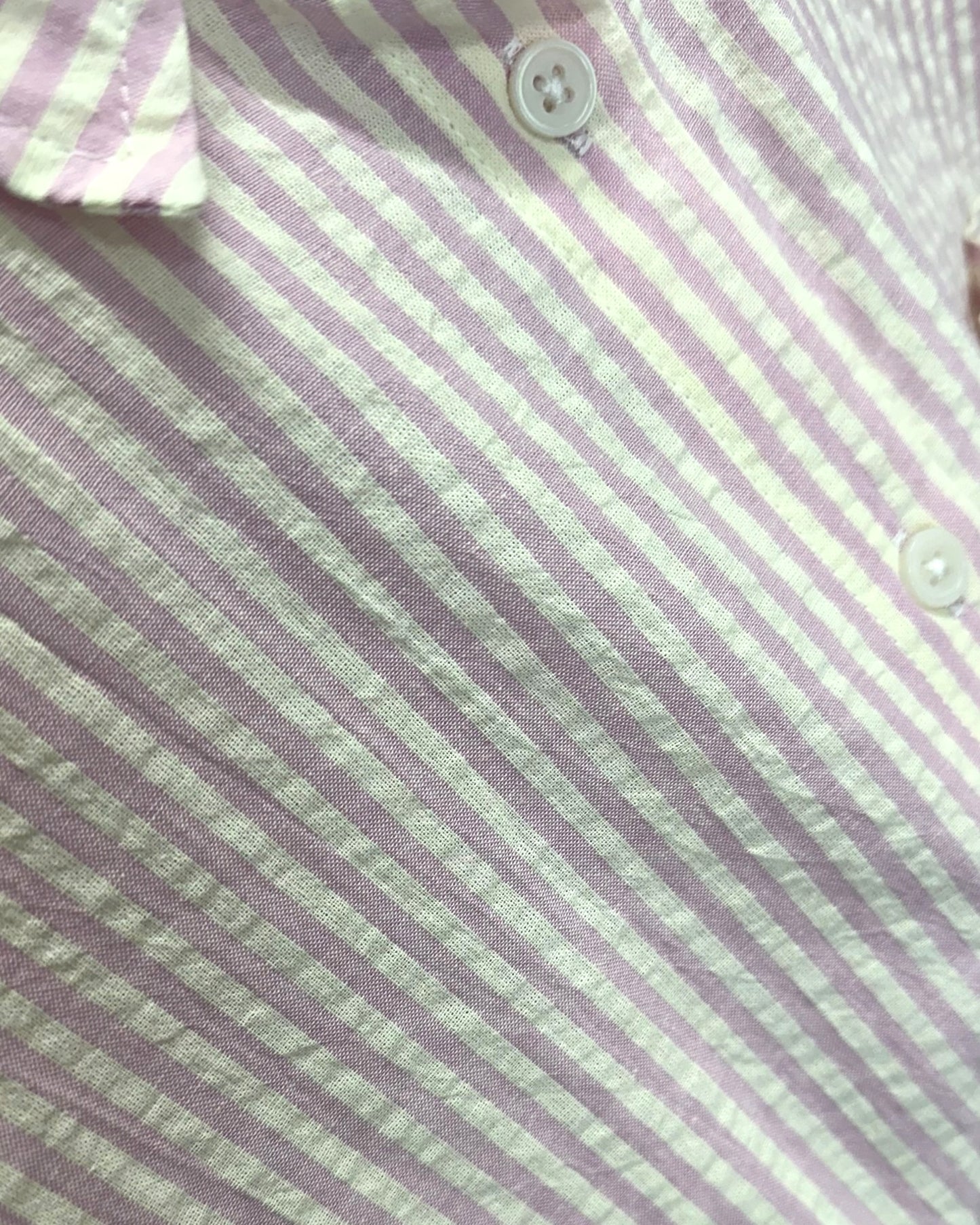 Indie PJ Set - Pink/White Striped