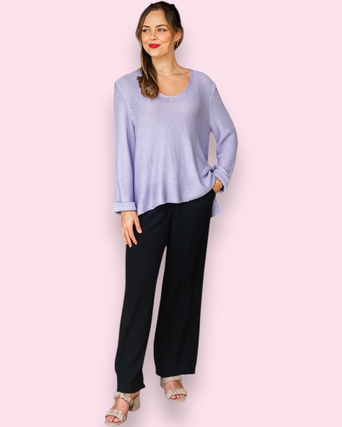 Maddie Knit - Lilac