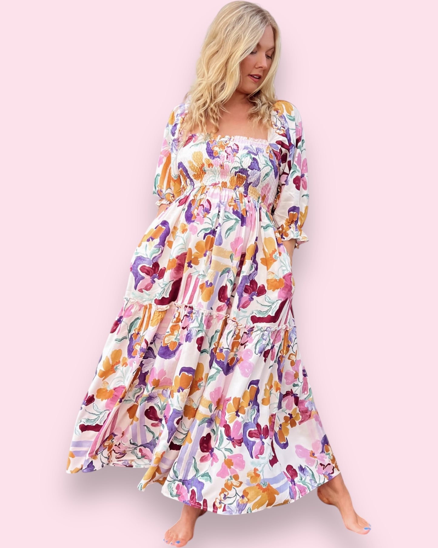 Tulli Midi Dress - Sweet Lilly