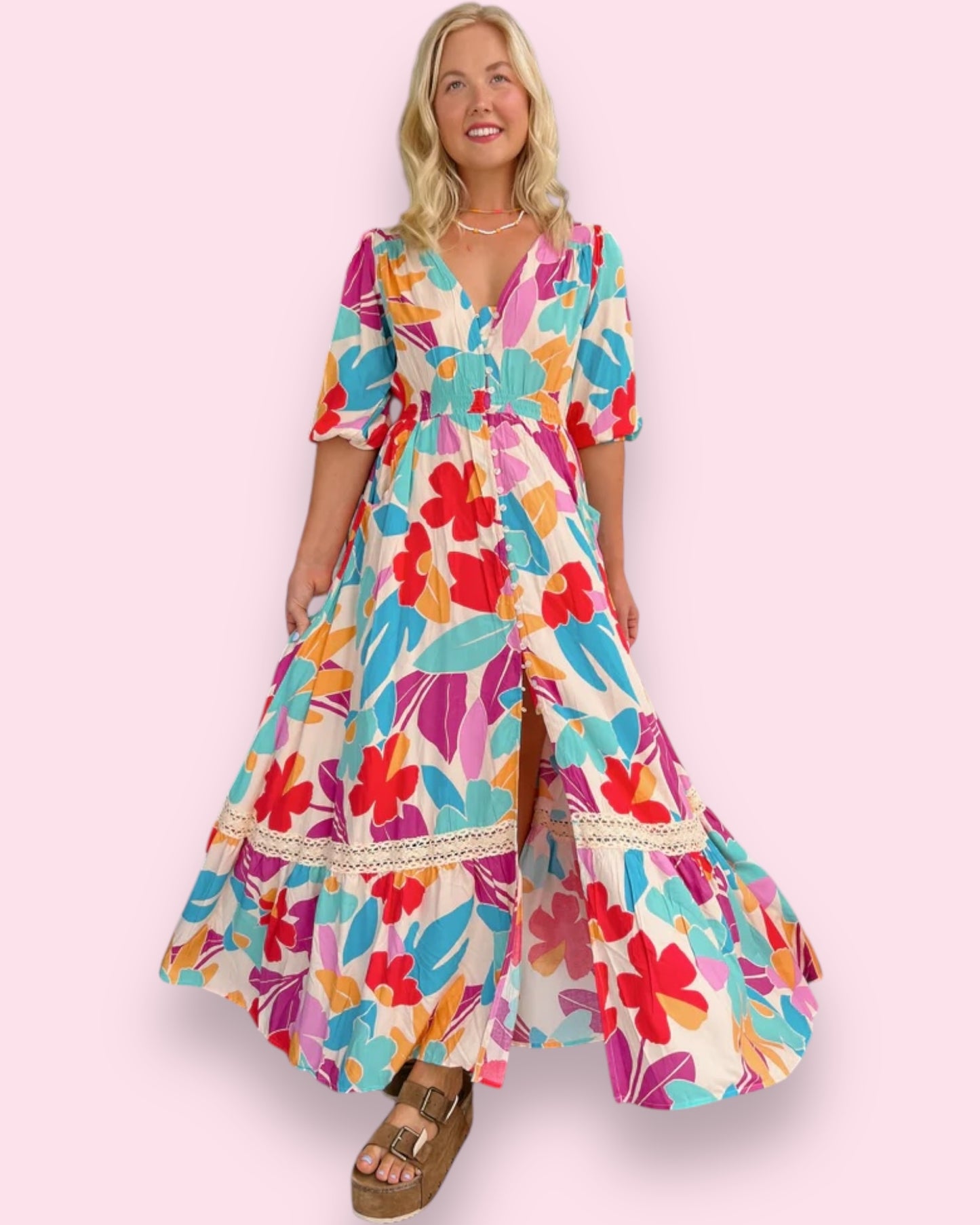 Molli Maxi Dress - Ohana Print