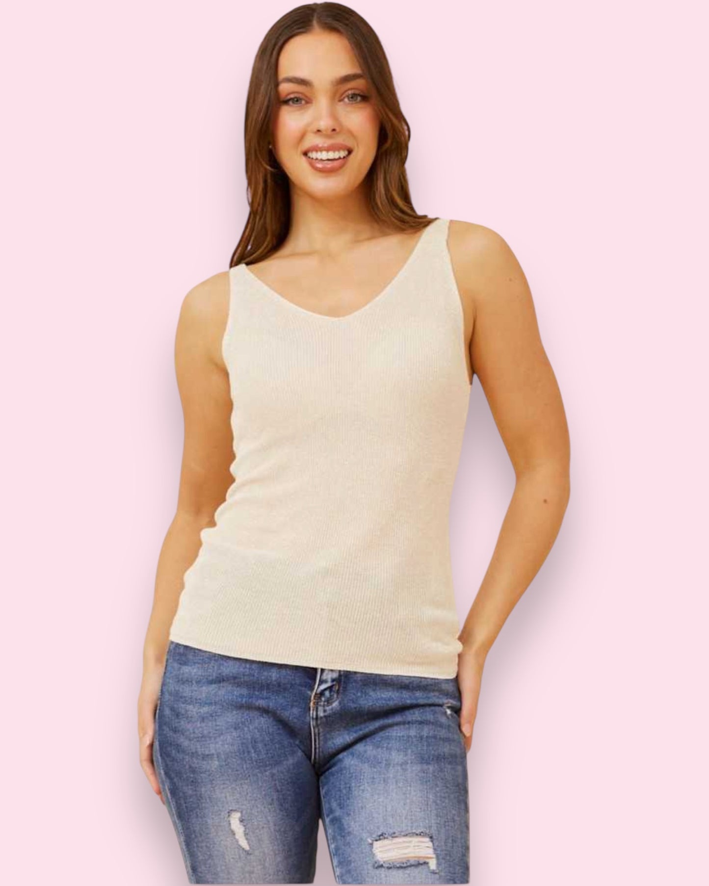 Darla Sleeveless Knit Top