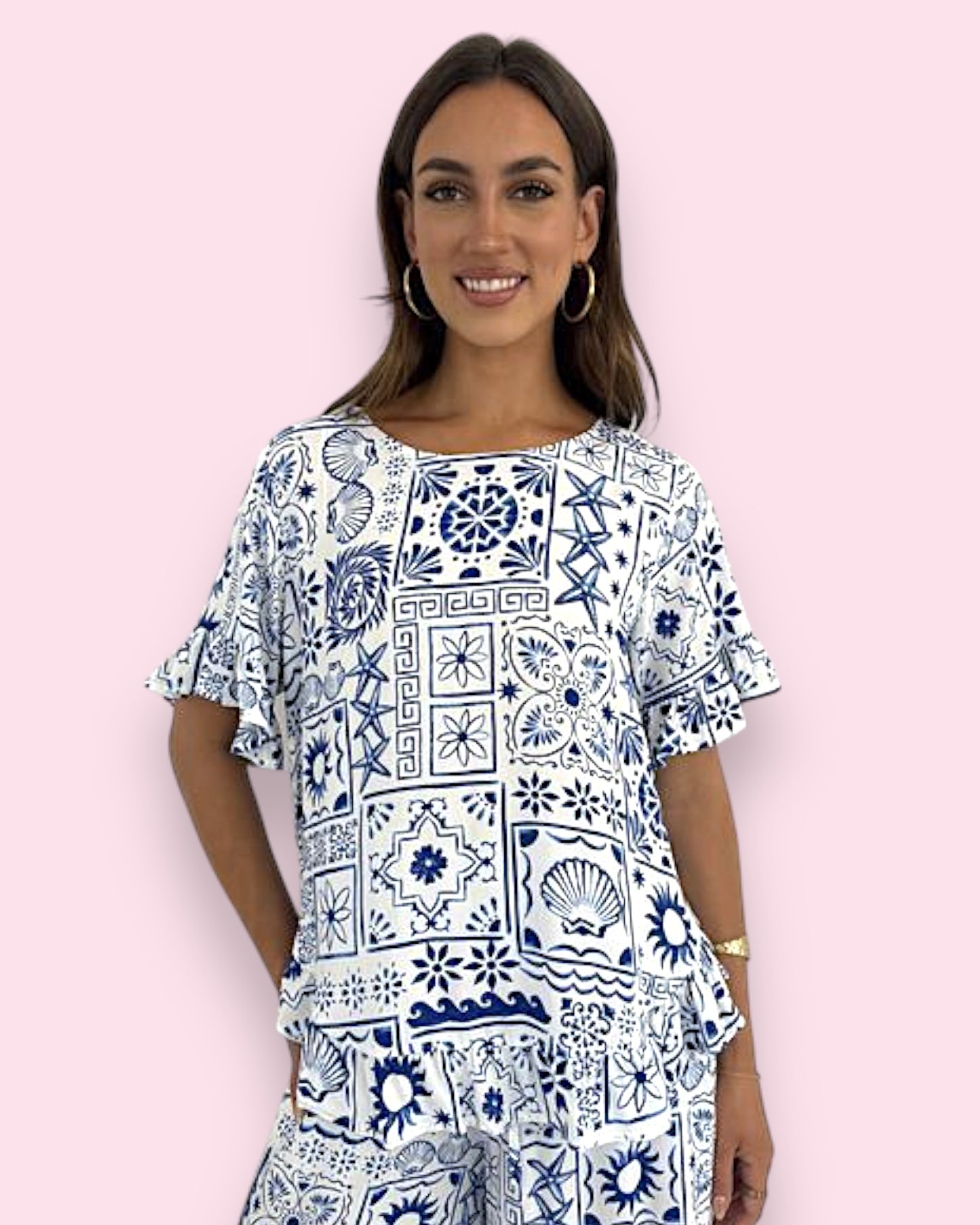 Tanya Top - Blue