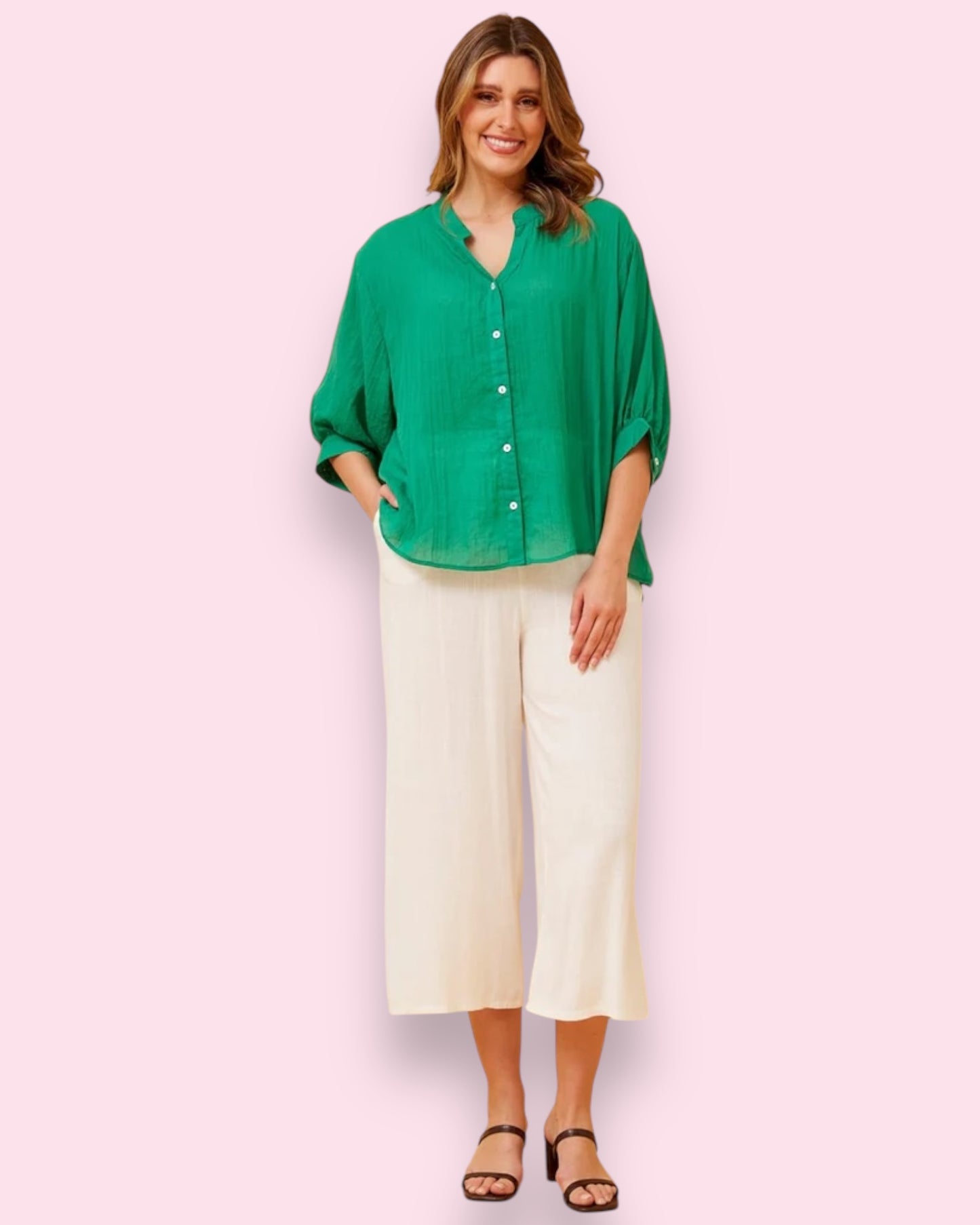 Mia Shirt - Jade
