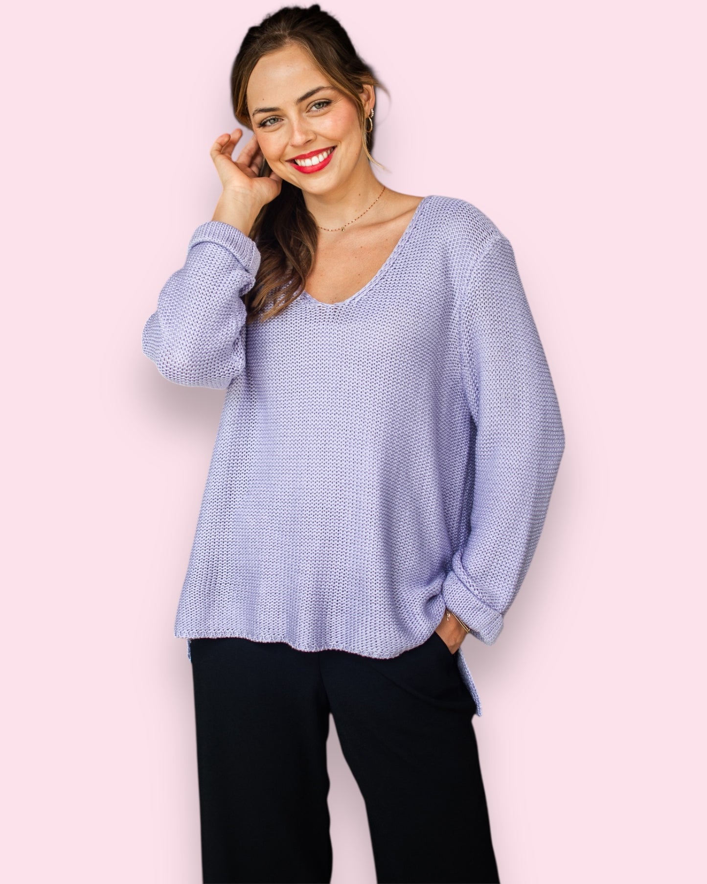 Maddie Knit - Lilac