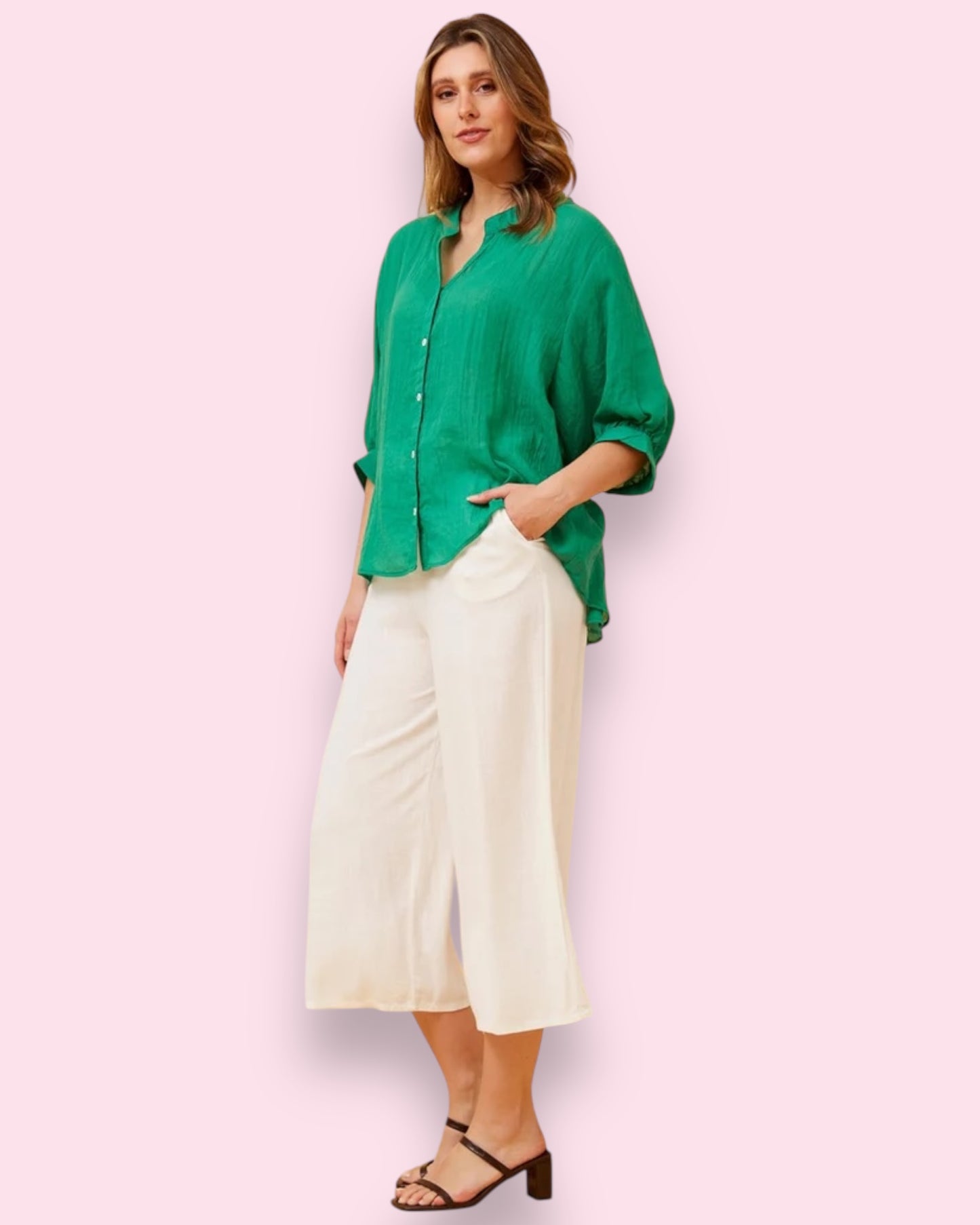 Mia Shirt - Jade