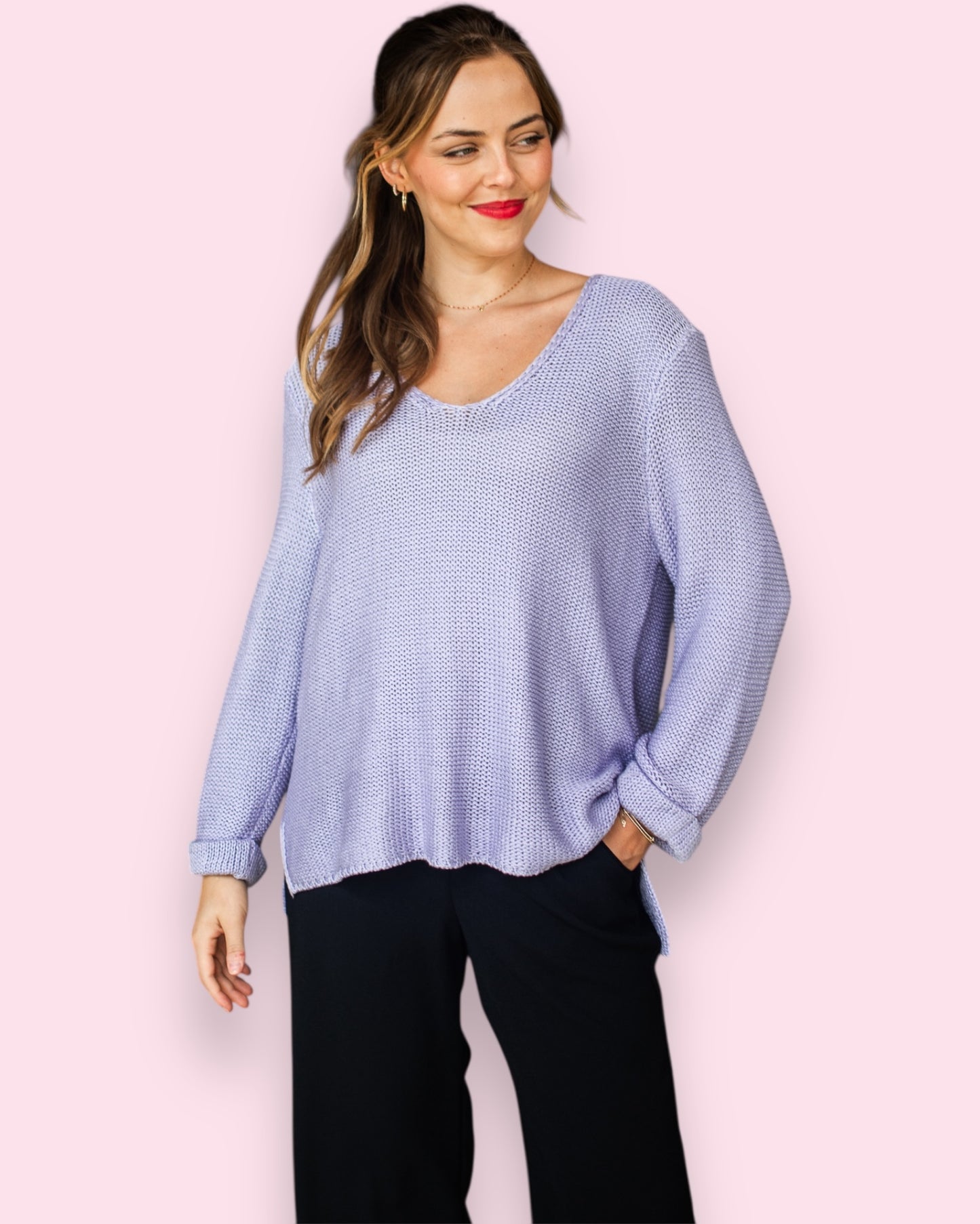 Maddie Knit - Lilac