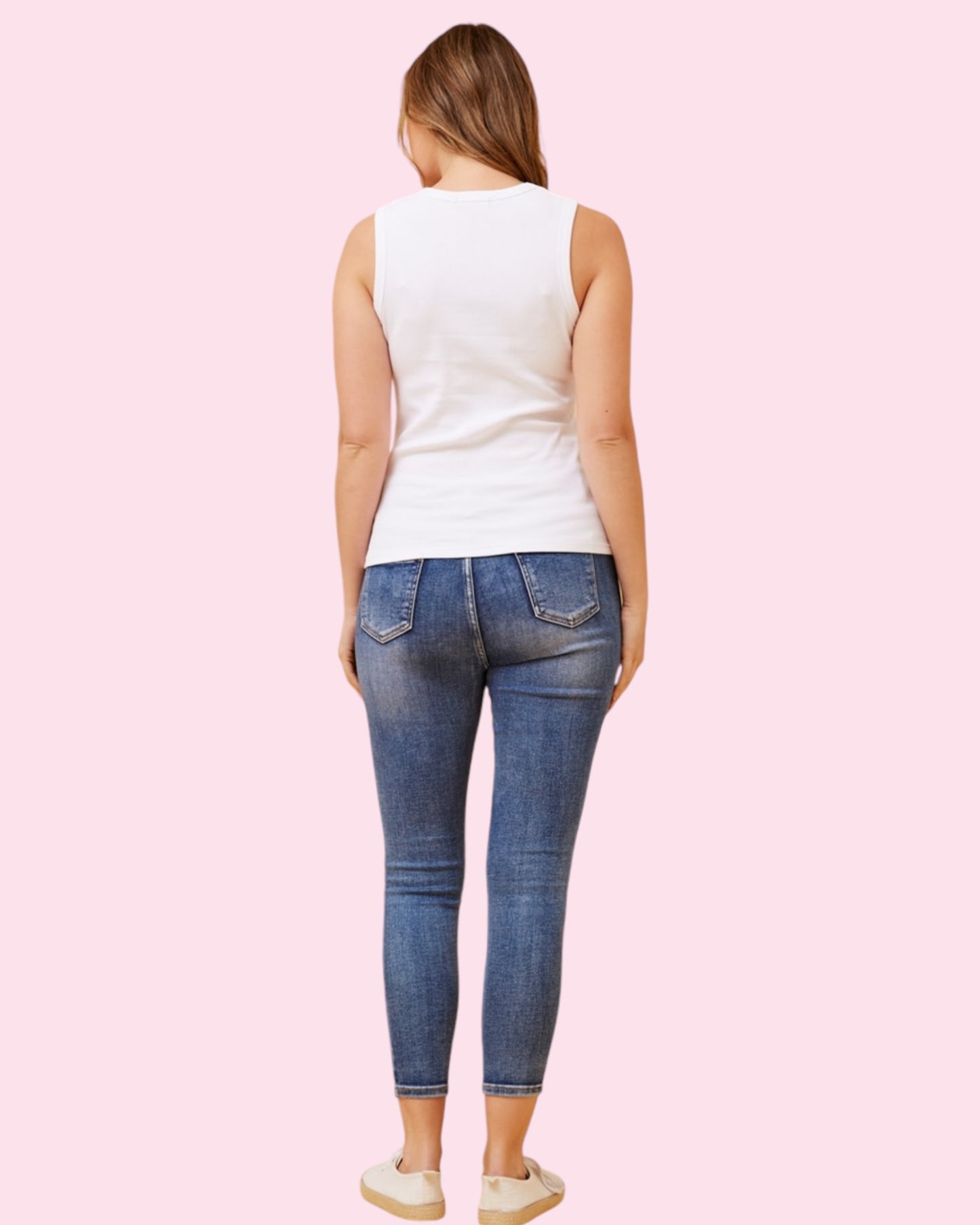 Uma Rib Singlet - White