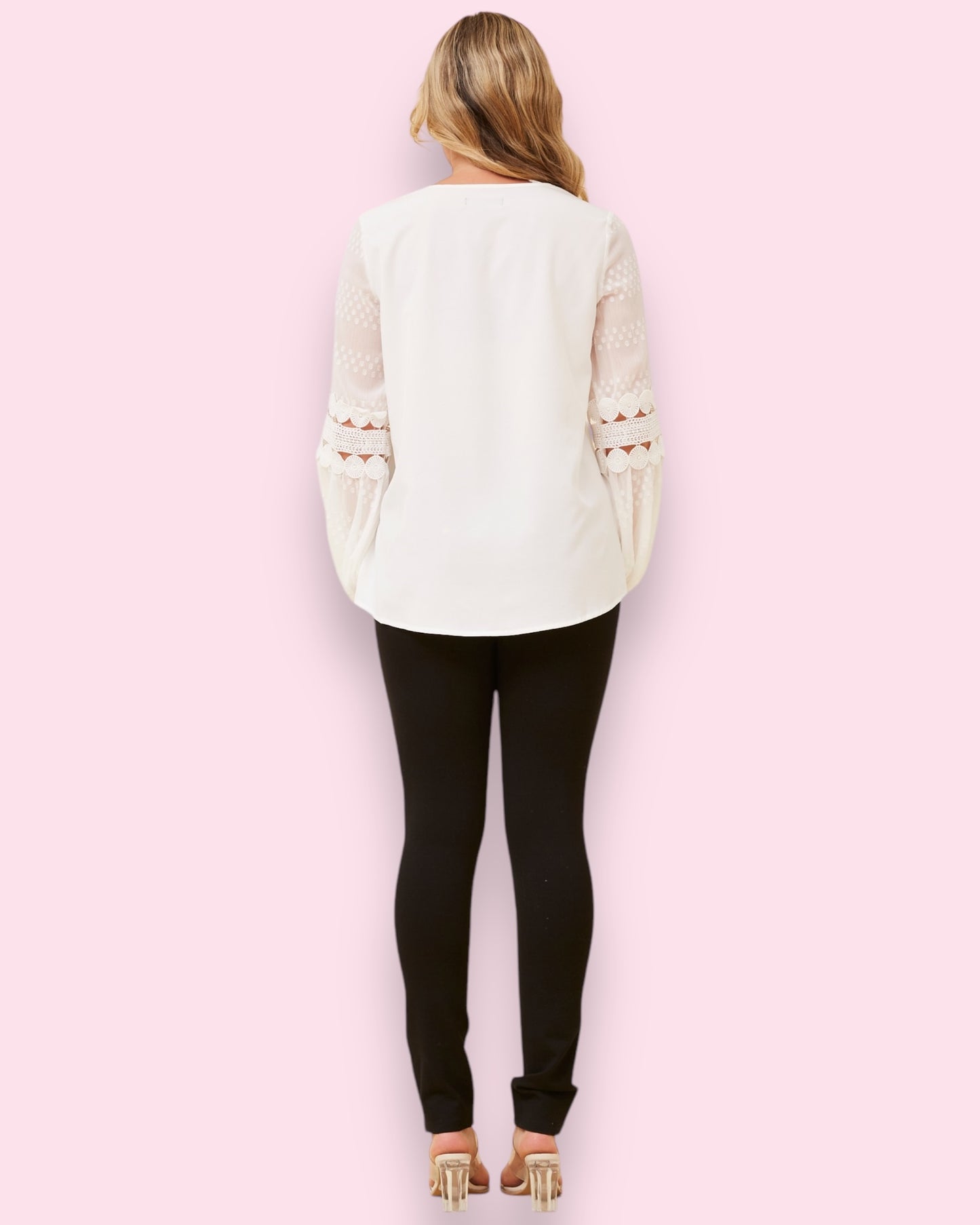 Faith Lantern Sleeve Top