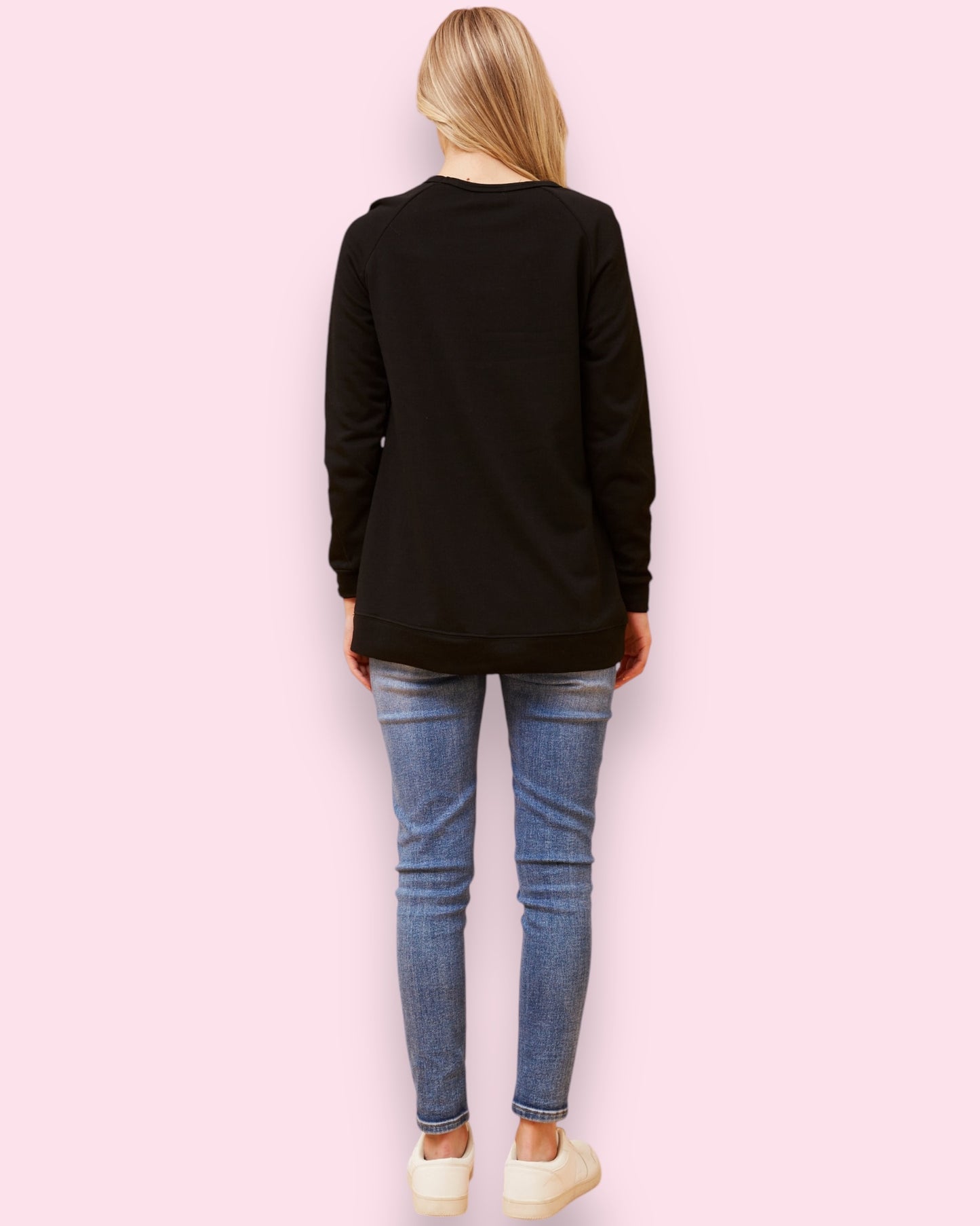 Coco Long Sleeve Tee - Black