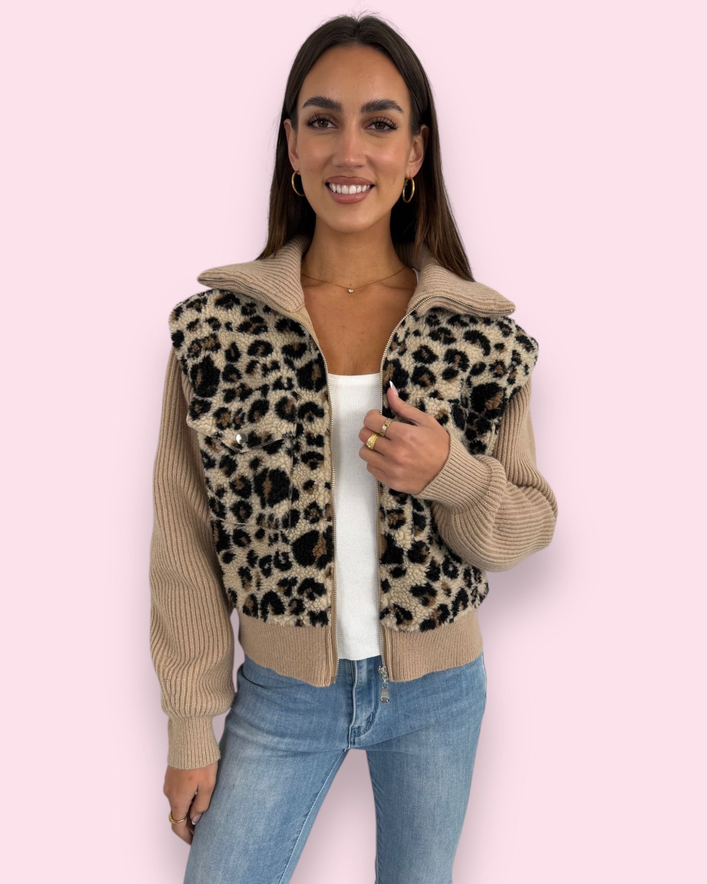 Janet Knit Jacket - Animal