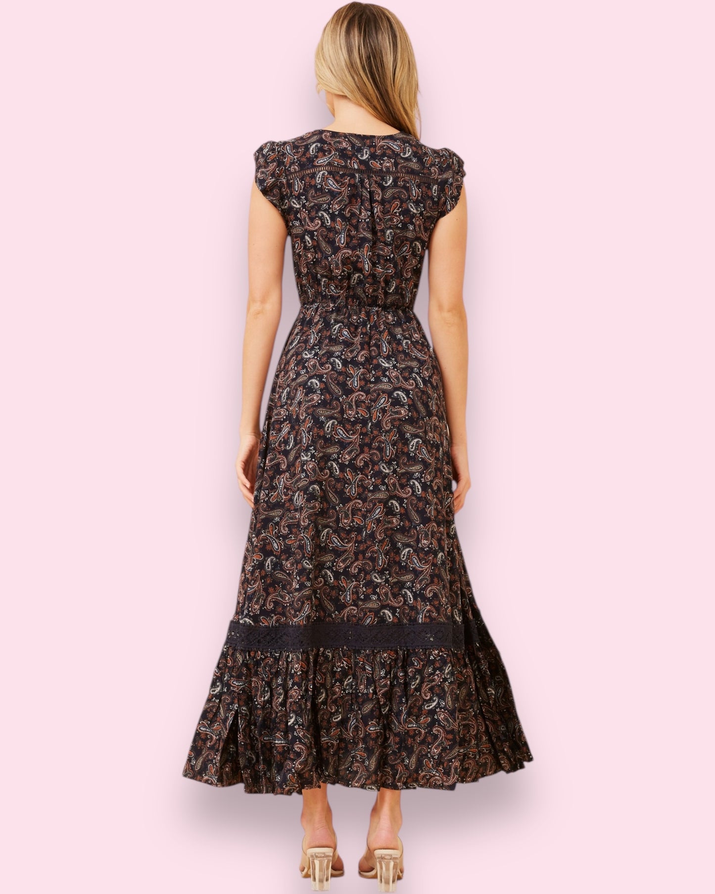 Cleo Maxi - Paisley Print
