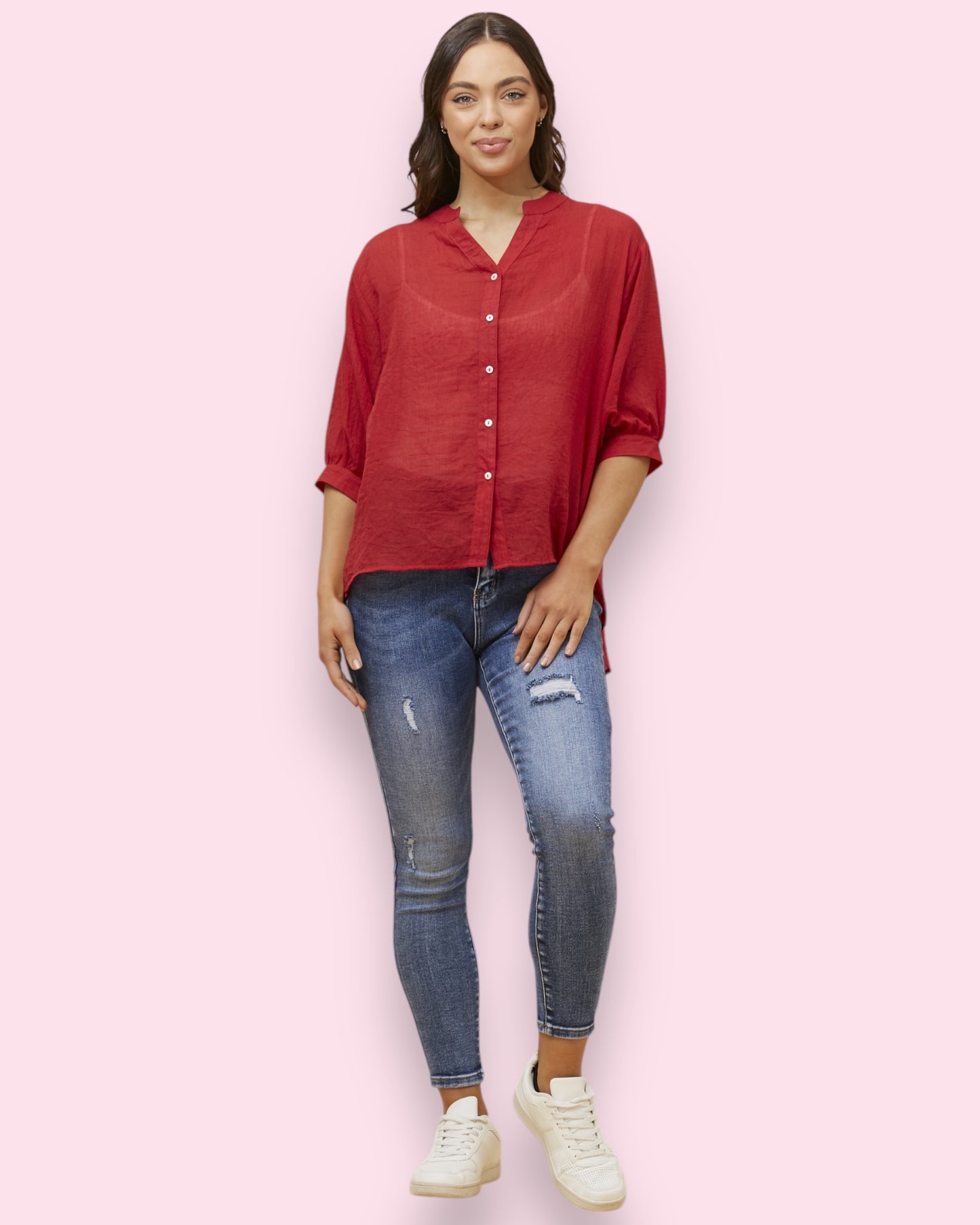 Mia Shirt - Red