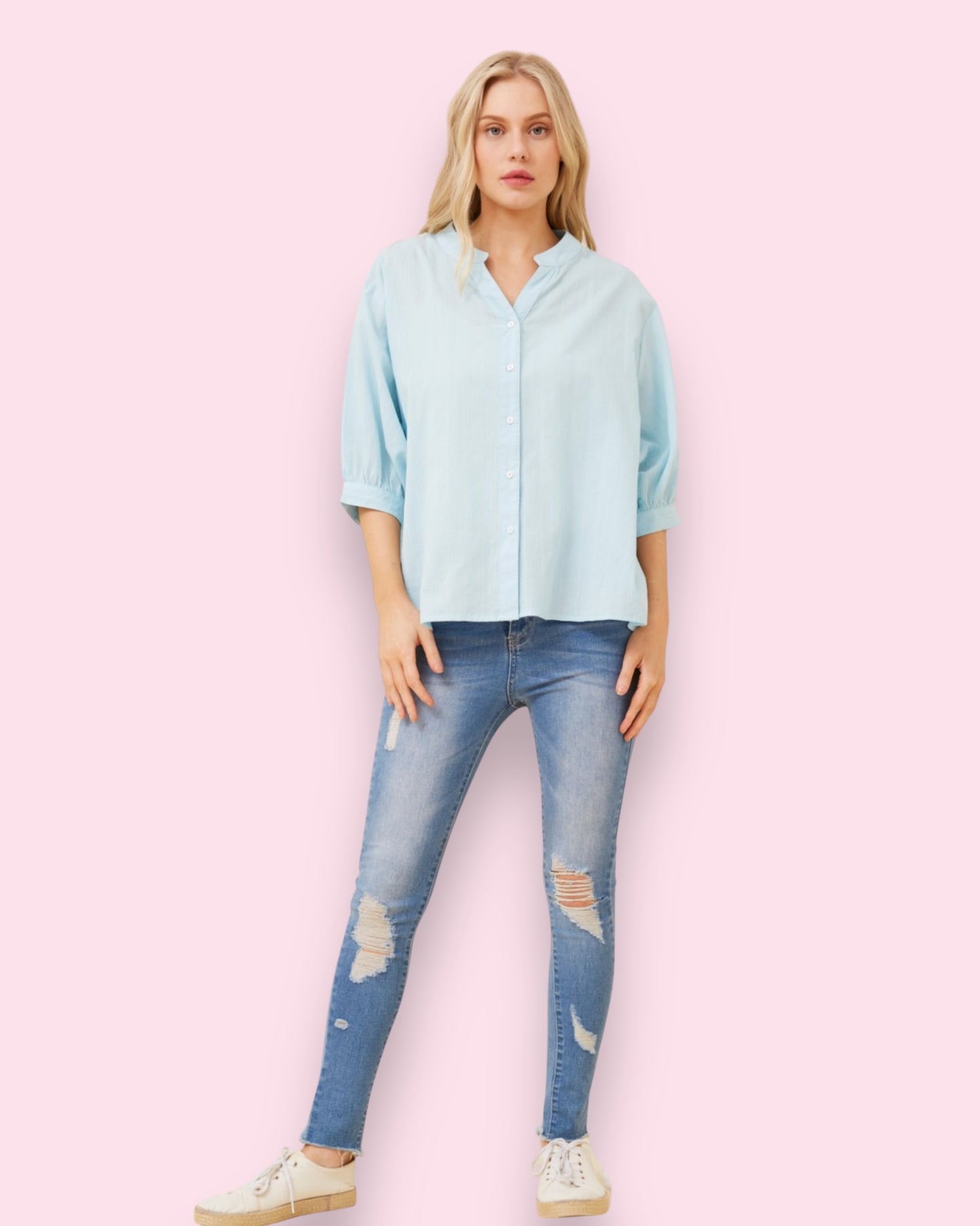 Harper Top - Blue