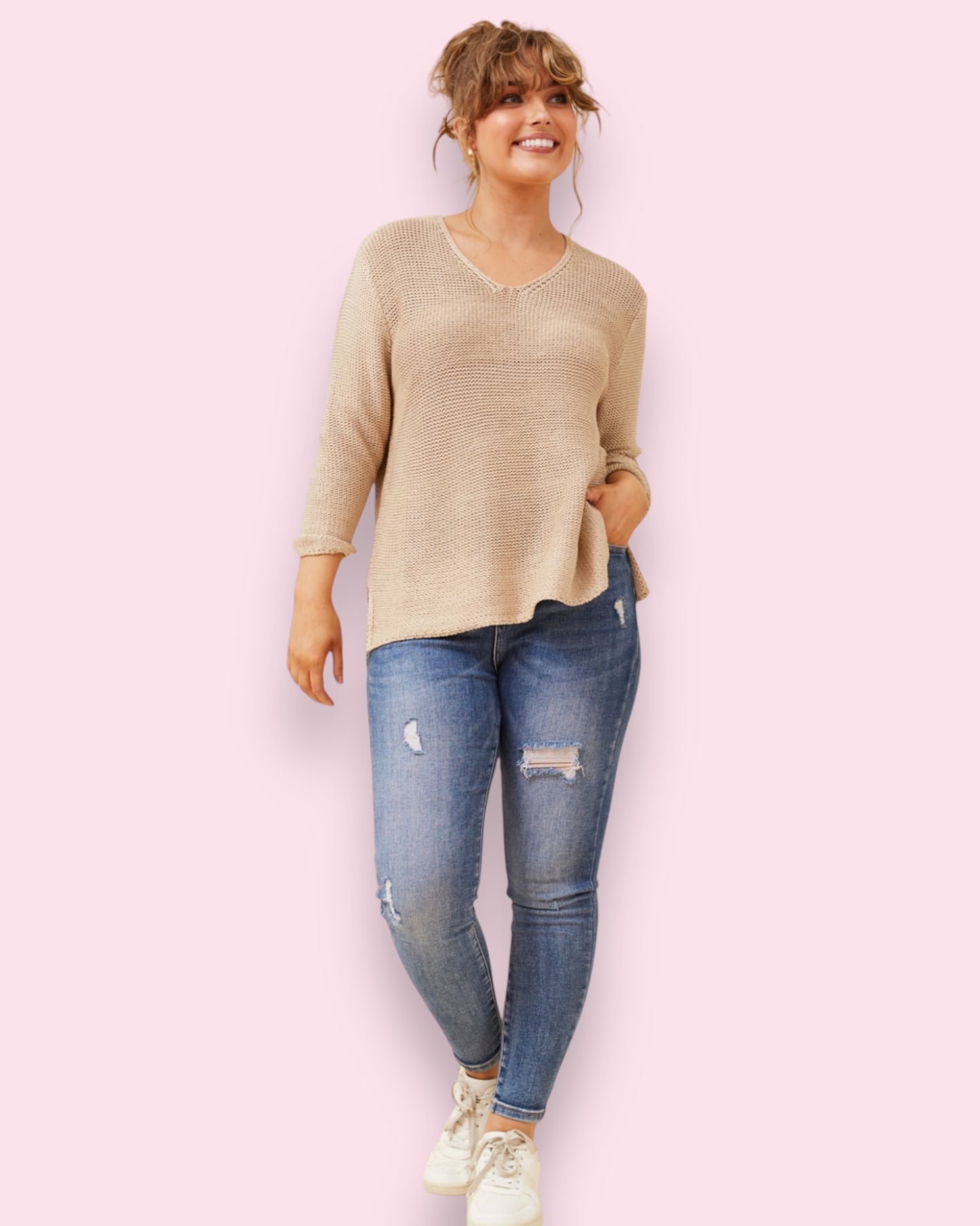 Maddie Knit - Nougat