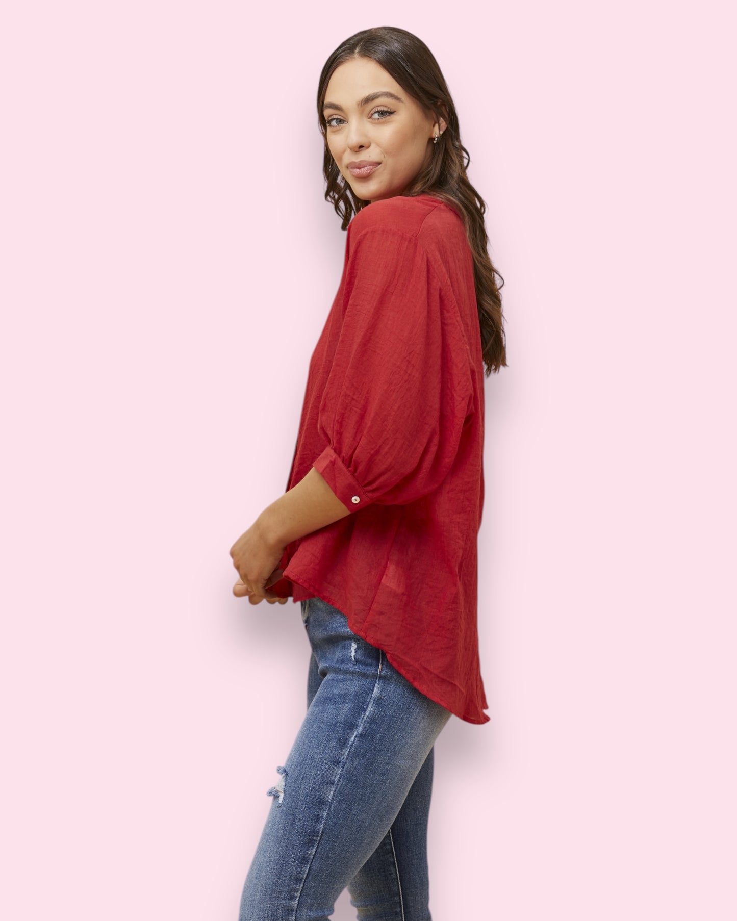Mia Shirt - Red