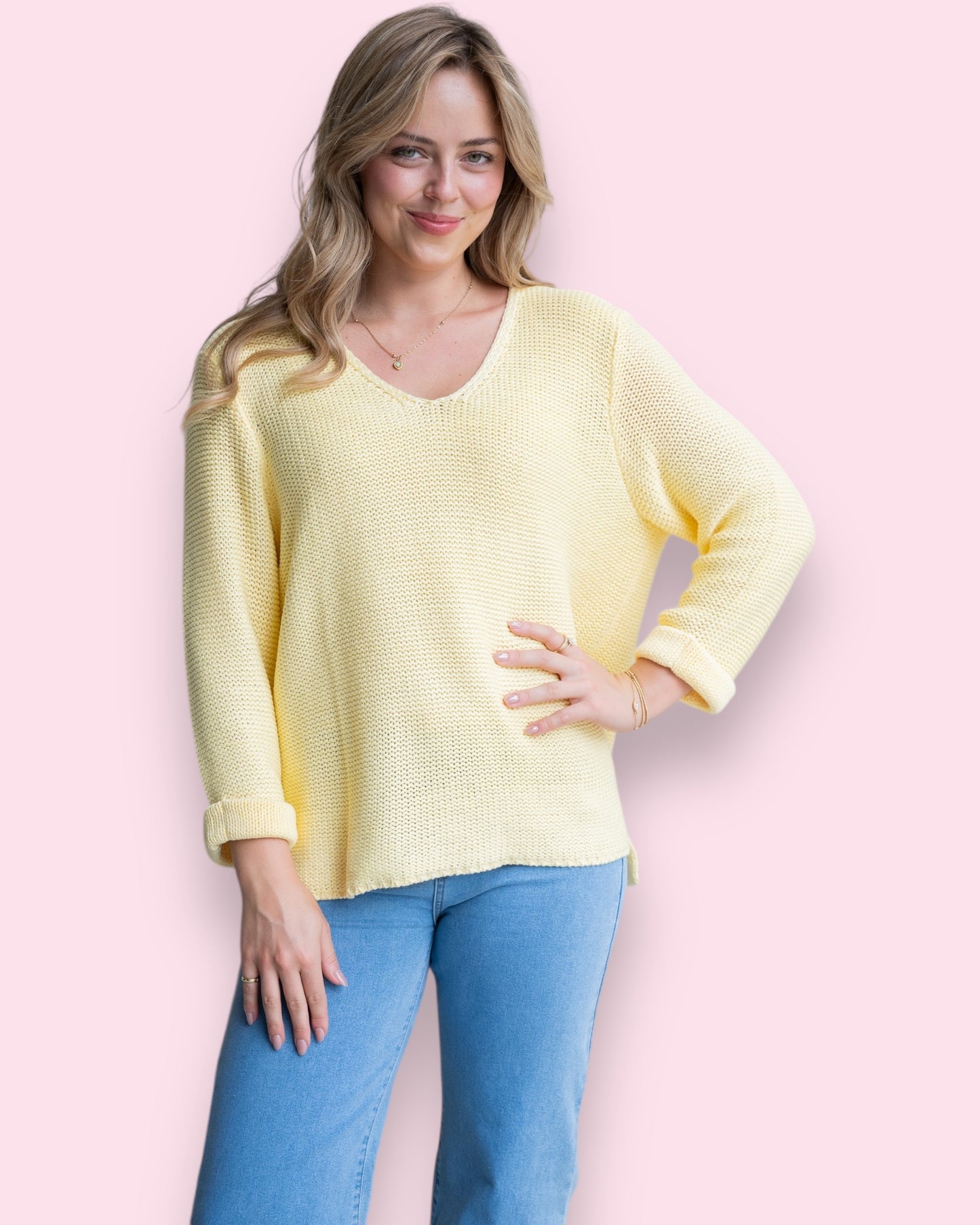 Maddie Knit - Baby Yellow